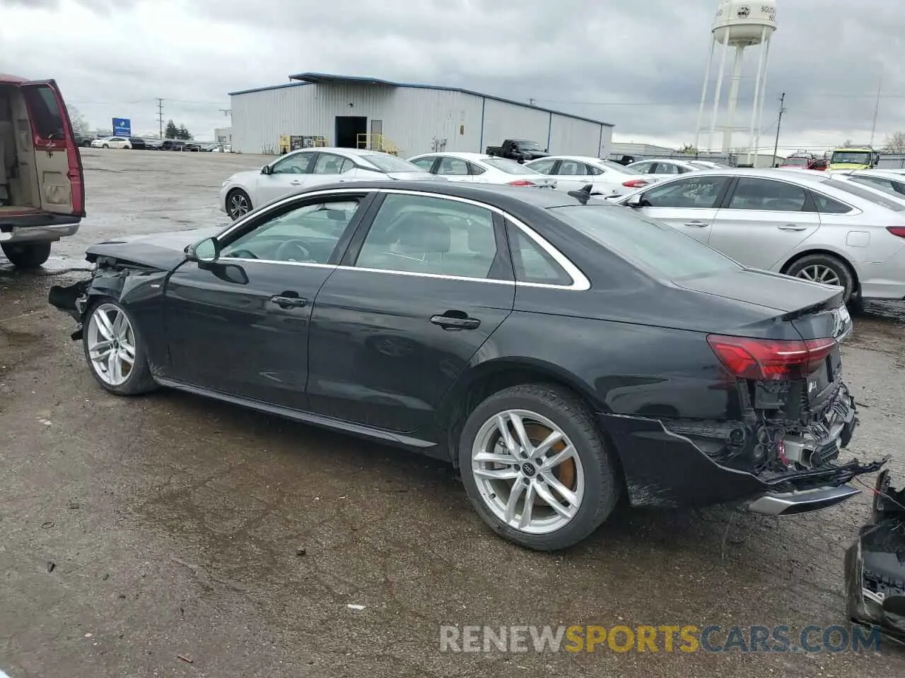 2 Photograph of a damaged car WAUEAAF41RN013193 AUDI A4 2024