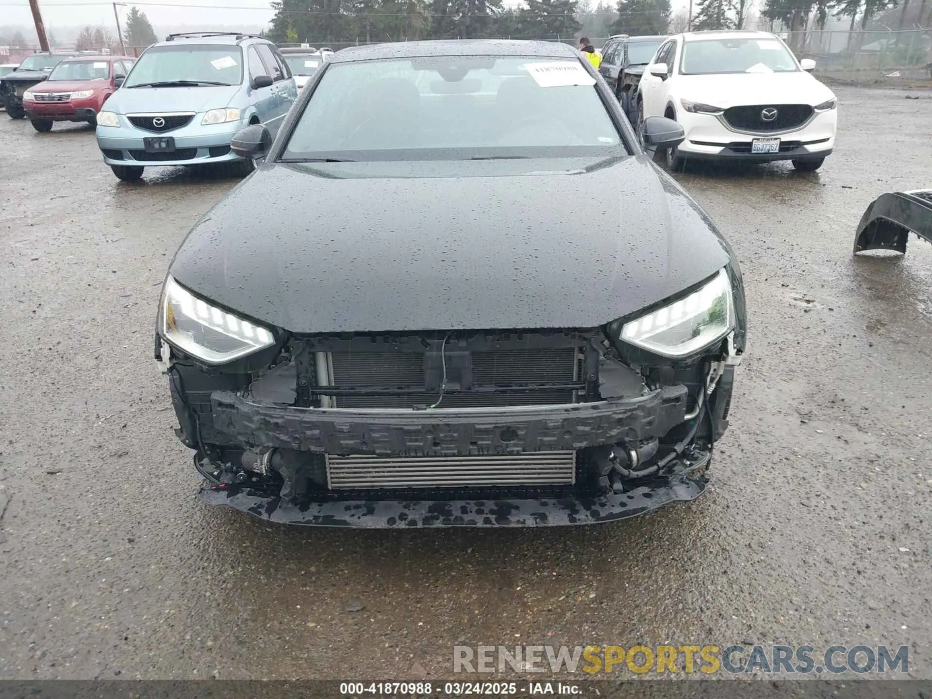 13 Photograph of a damaged car WAUEAAF43RA058319 AUDI A4 2024