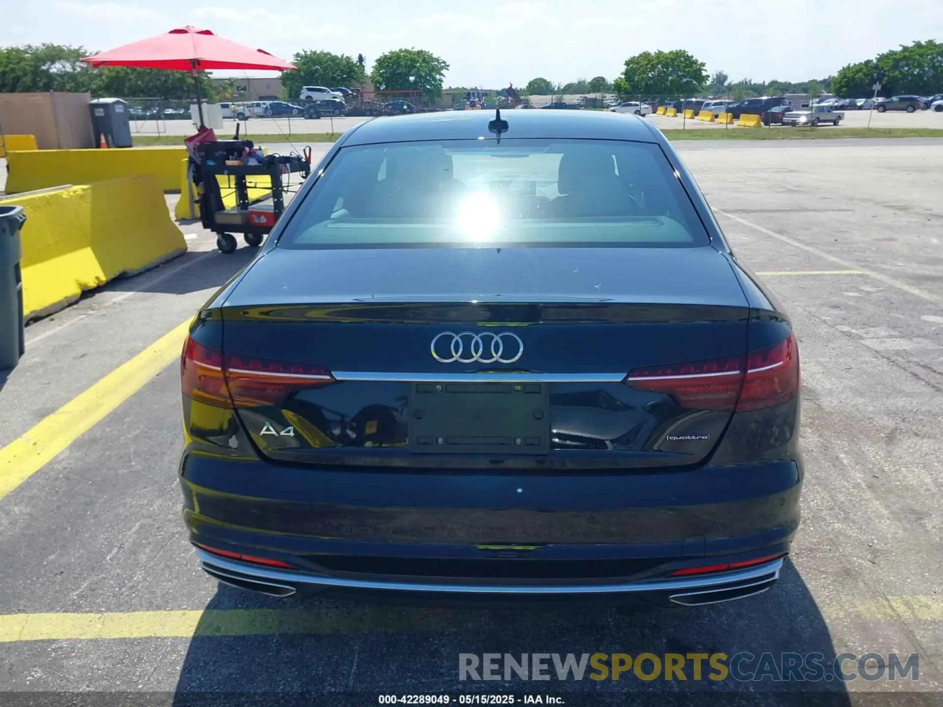 16 Photograph of a damaged car WAUEAAF43RN005502 AUDI A4 2024