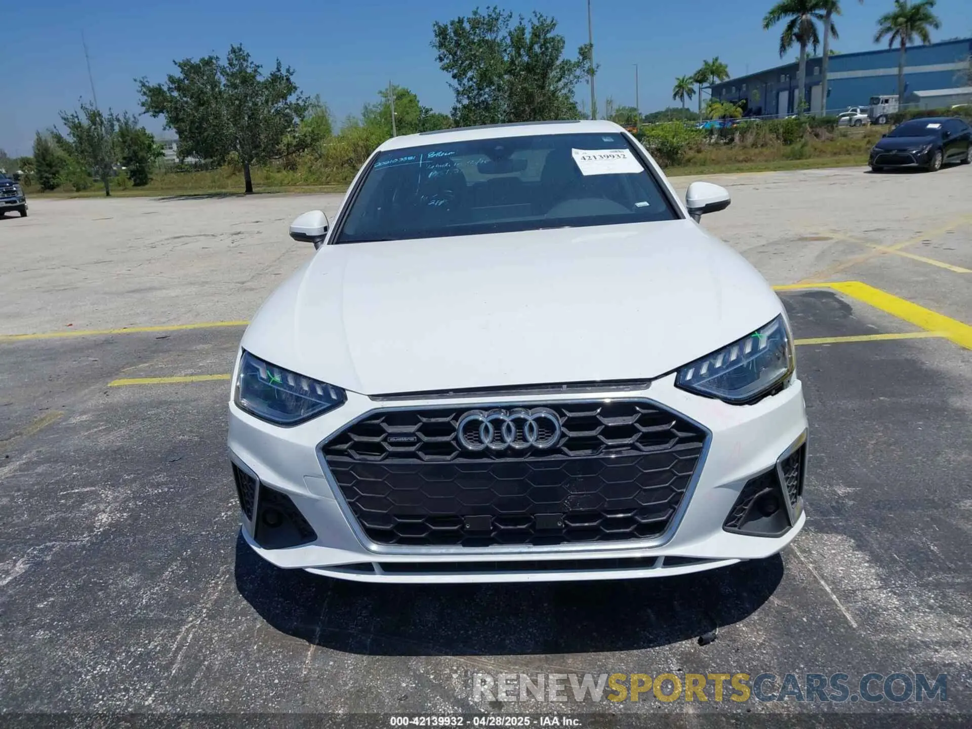 12 Photograph of a damaged car WAUEAAF45RN014377 AUDI A4 2024