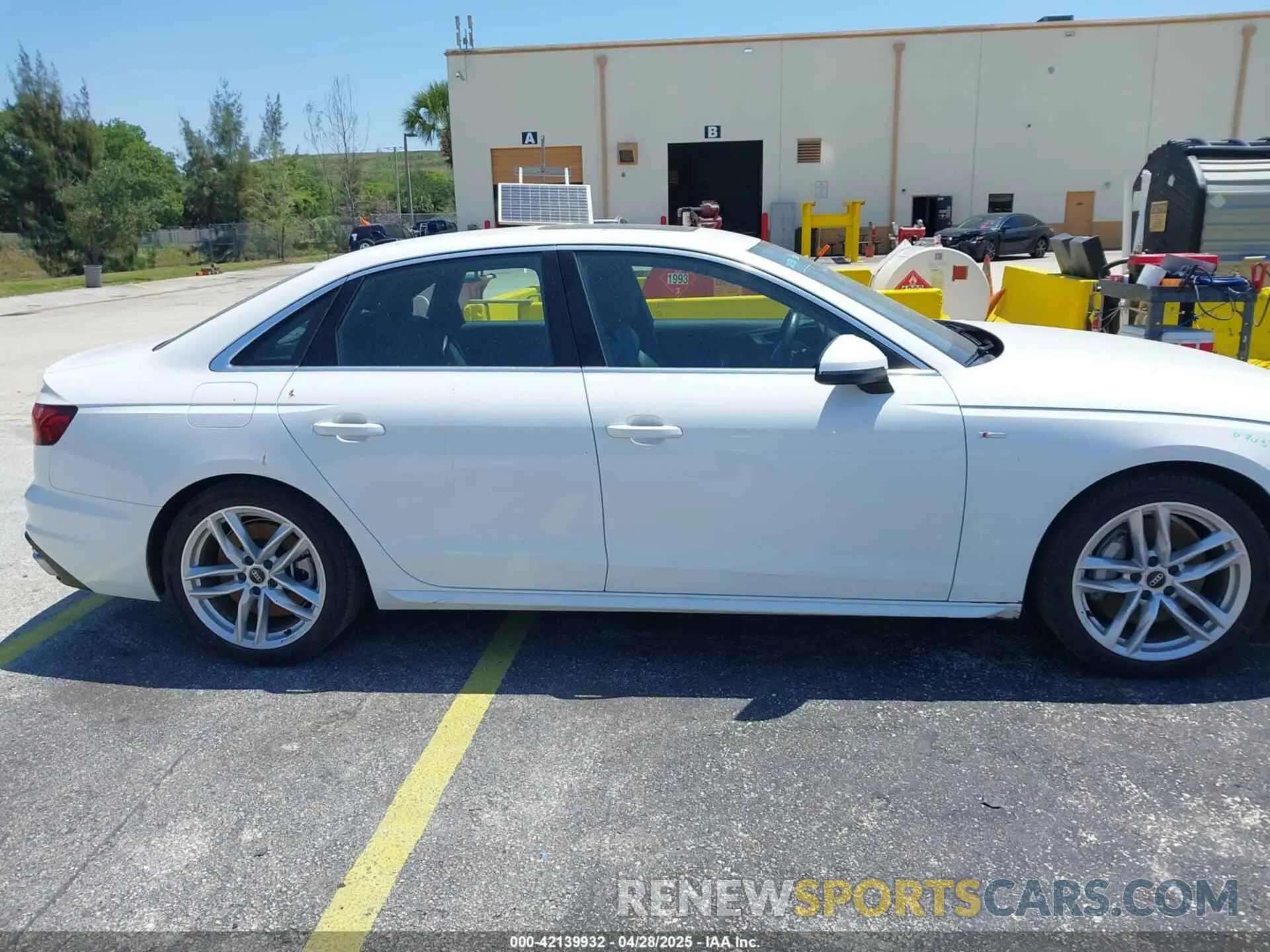 13 Photograph of a damaged car WAUEAAF45RN014377 AUDI A4 2024