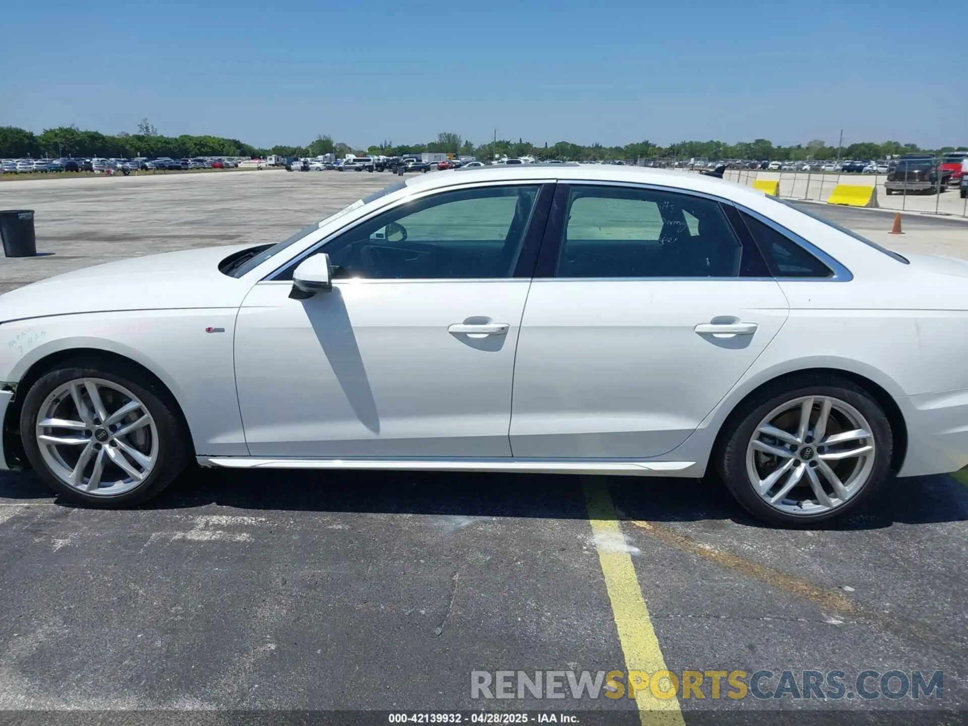 14 Photograph of a damaged car WAUEAAF45RN014377 AUDI A4 2024