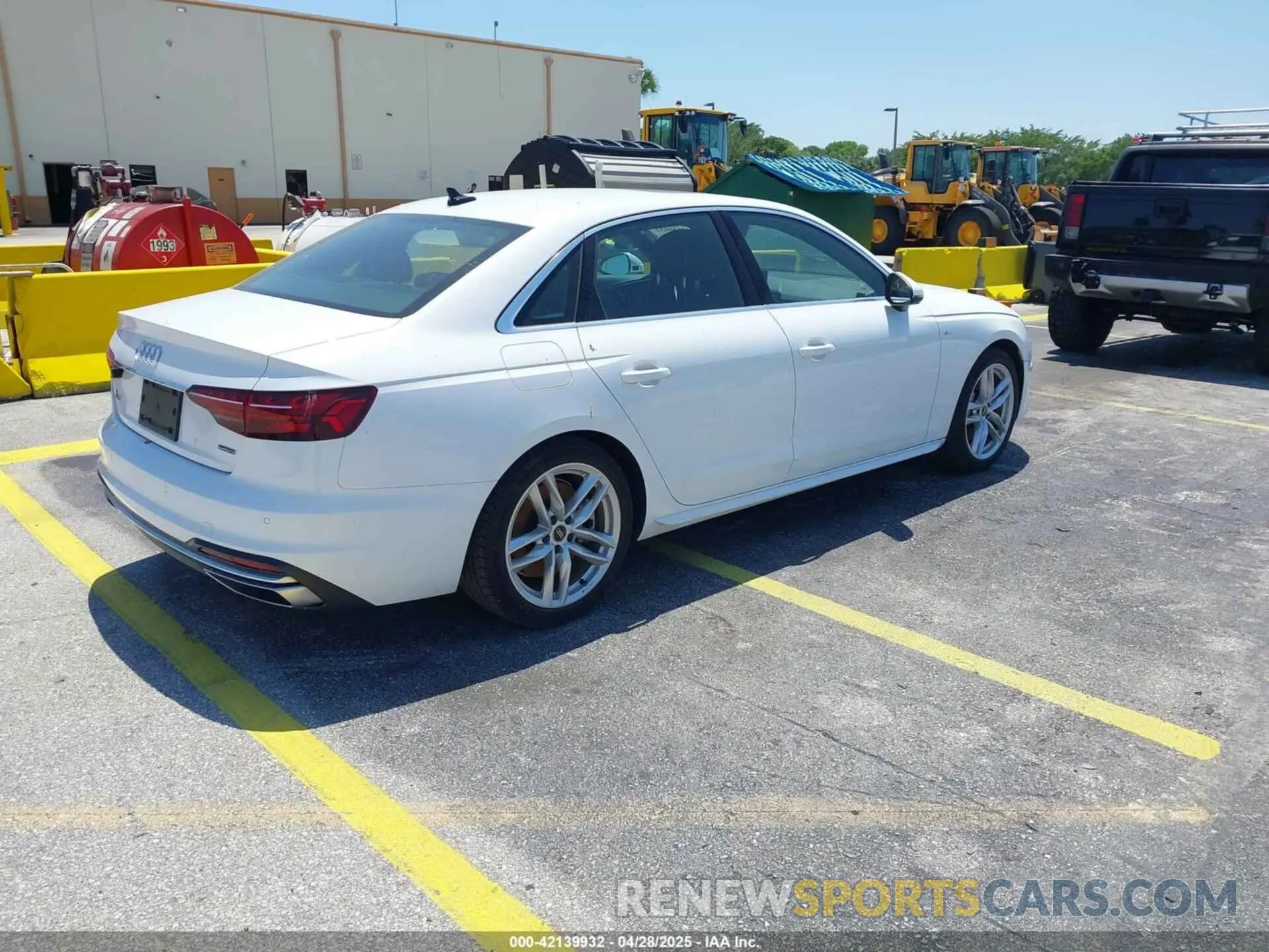 4 Photograph of a damaged car WAUEAAF45RN014377 AUDI A4 2024