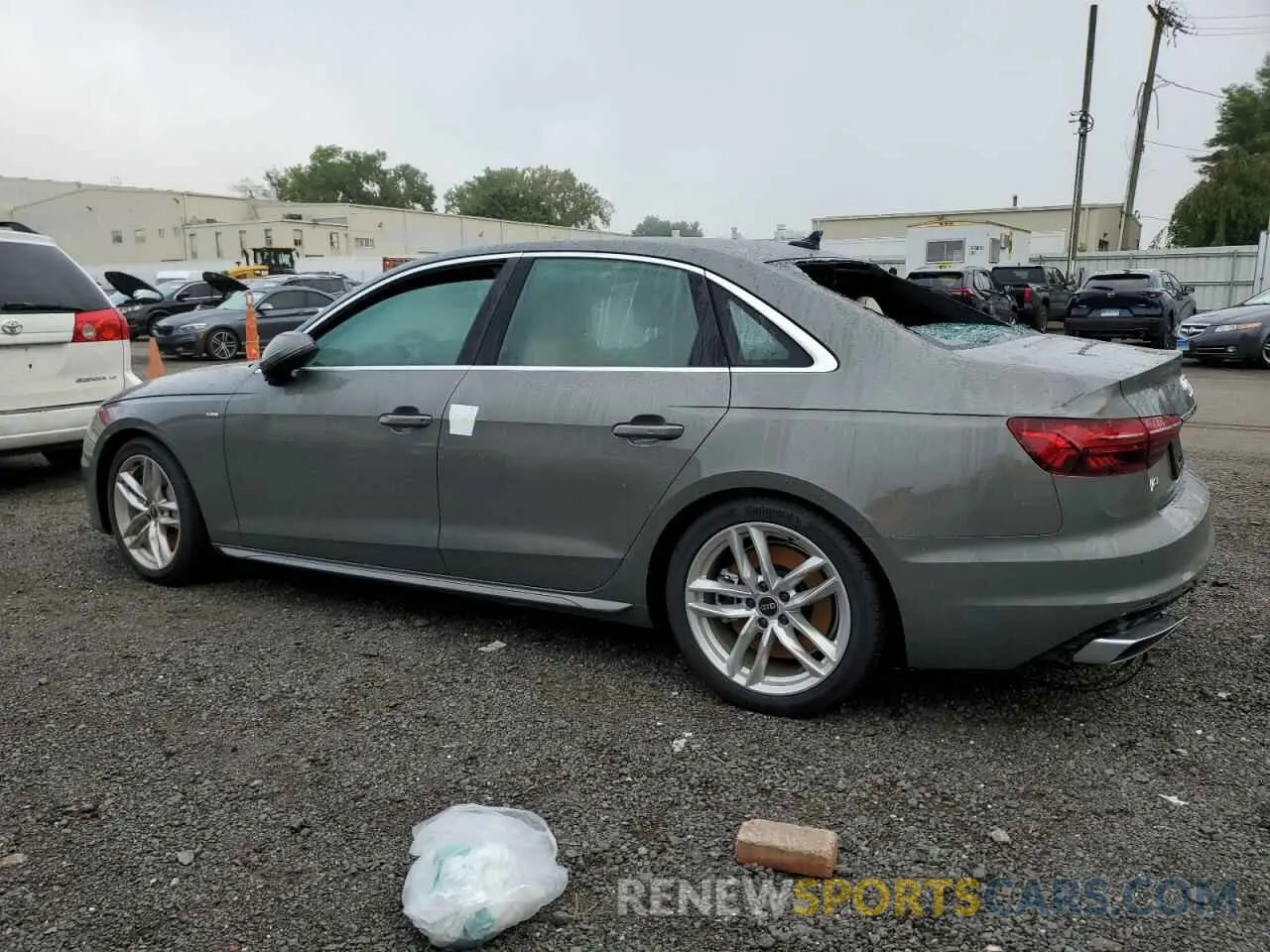 2 Photograph of a damaged car WAUEAAF47RN016485 AUDI A4 2024
