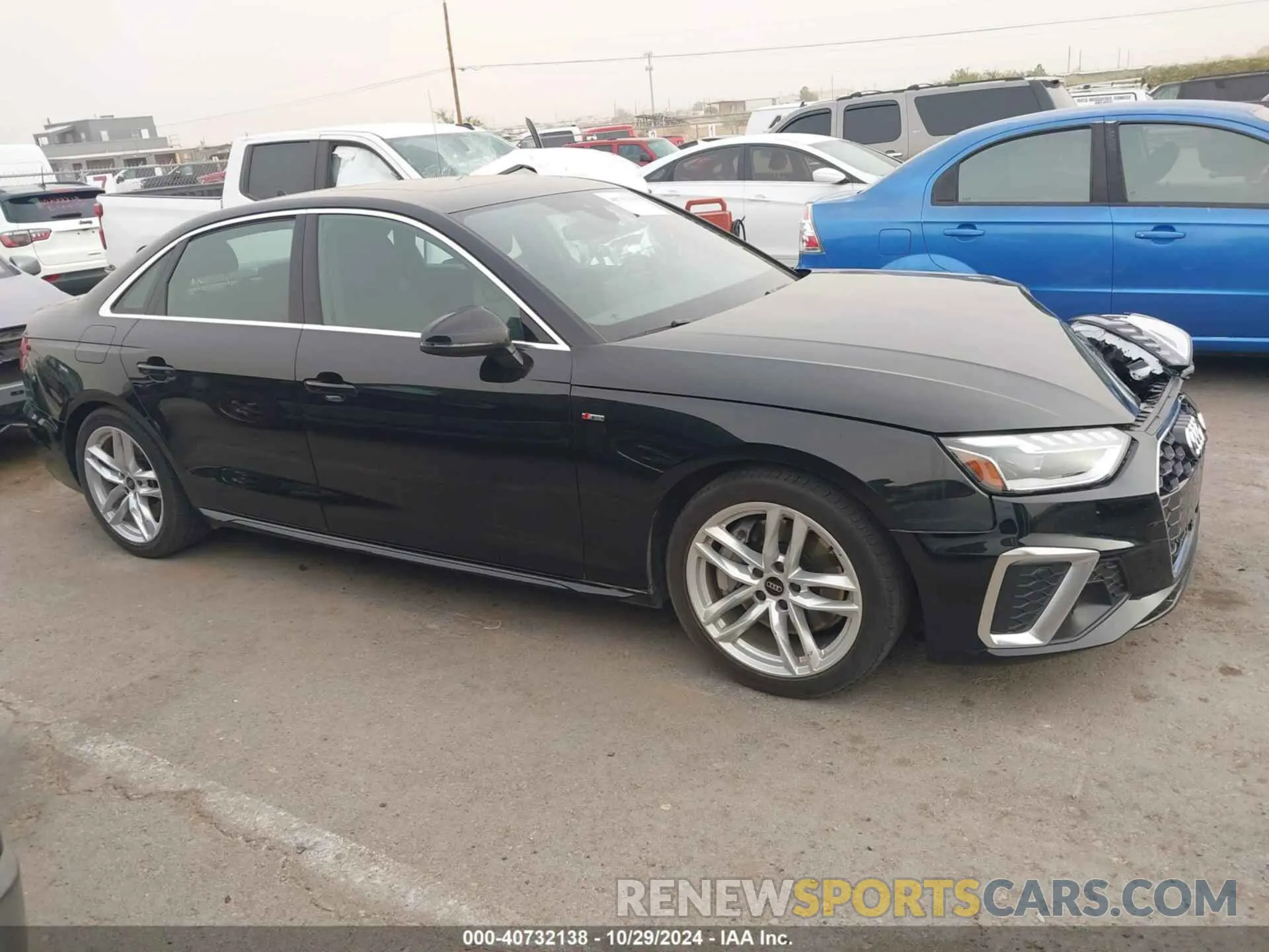 14 Photograph of a damaged car WAUEAAF48RN002739 AUDI A4 2024