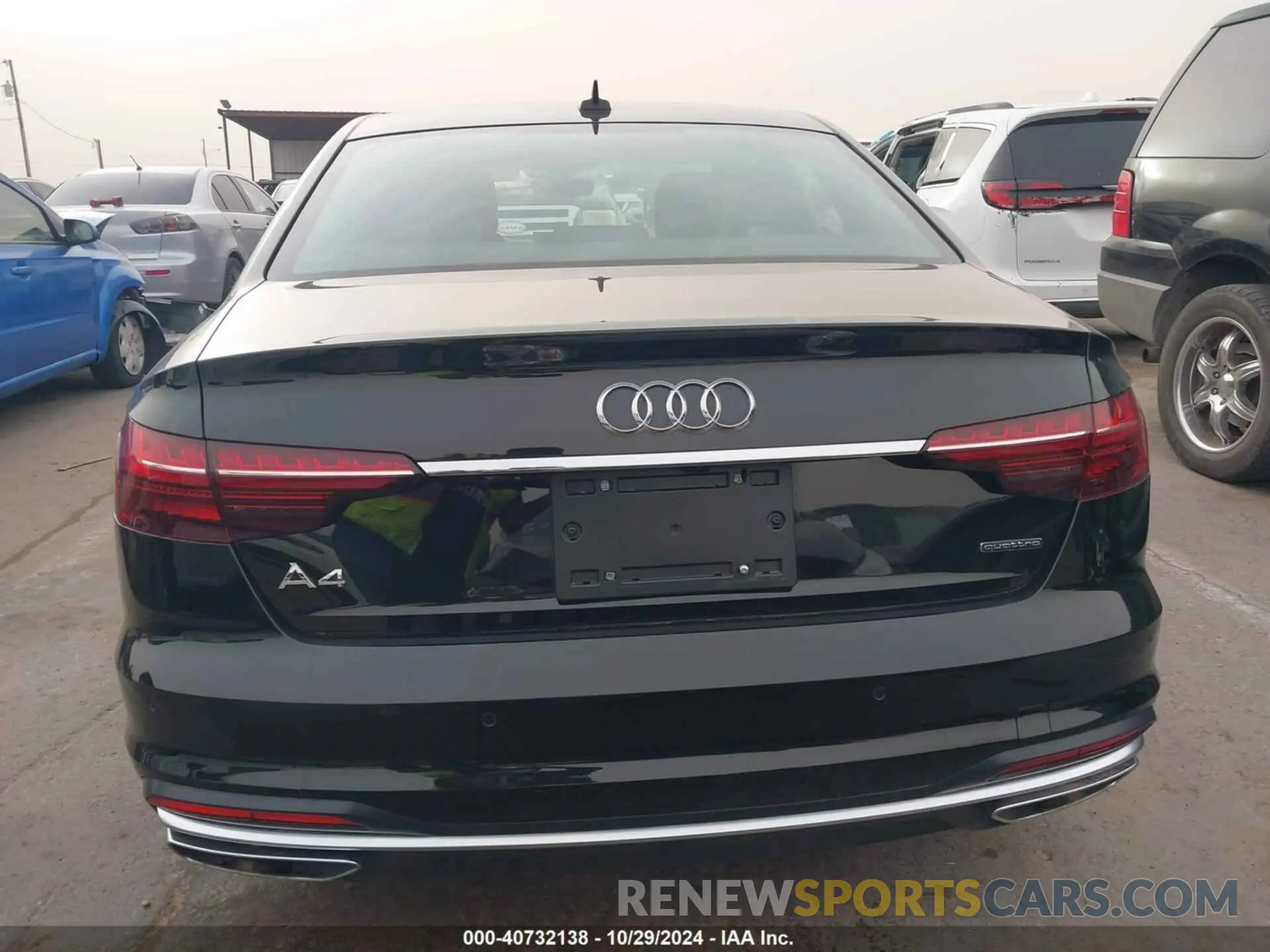 17 Photograph of a damaged car WAUEAAF48RN002739 AUDI A4 2024