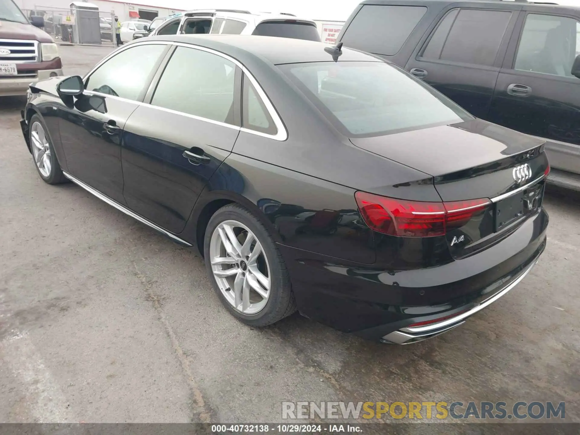 3 Photograph of a damaged car WAUEAAF48RN002739 AUDI A4 2024