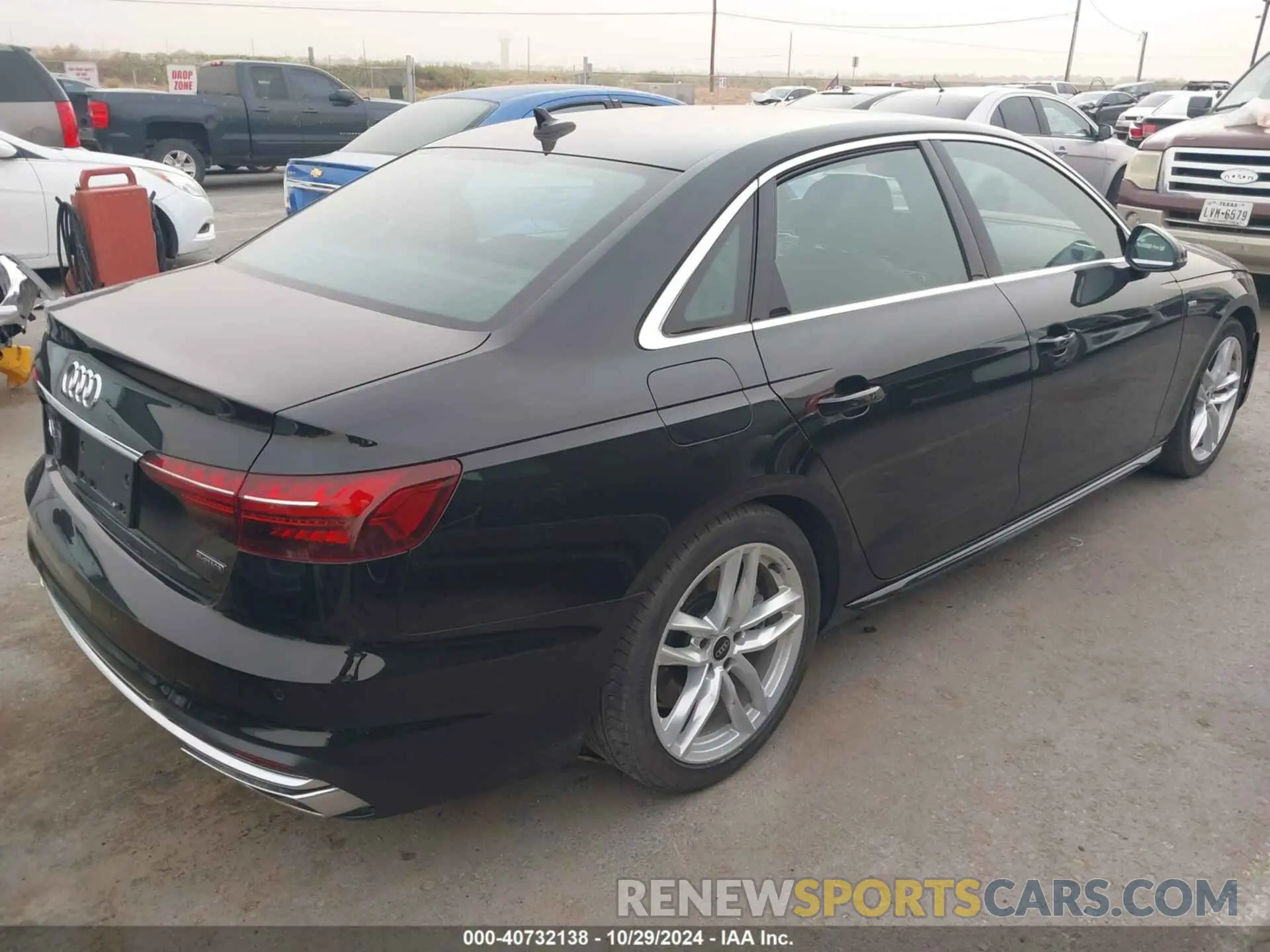 4 Photograph of a damaged car WAUEAAF48RN002739 AUDI A4 2024