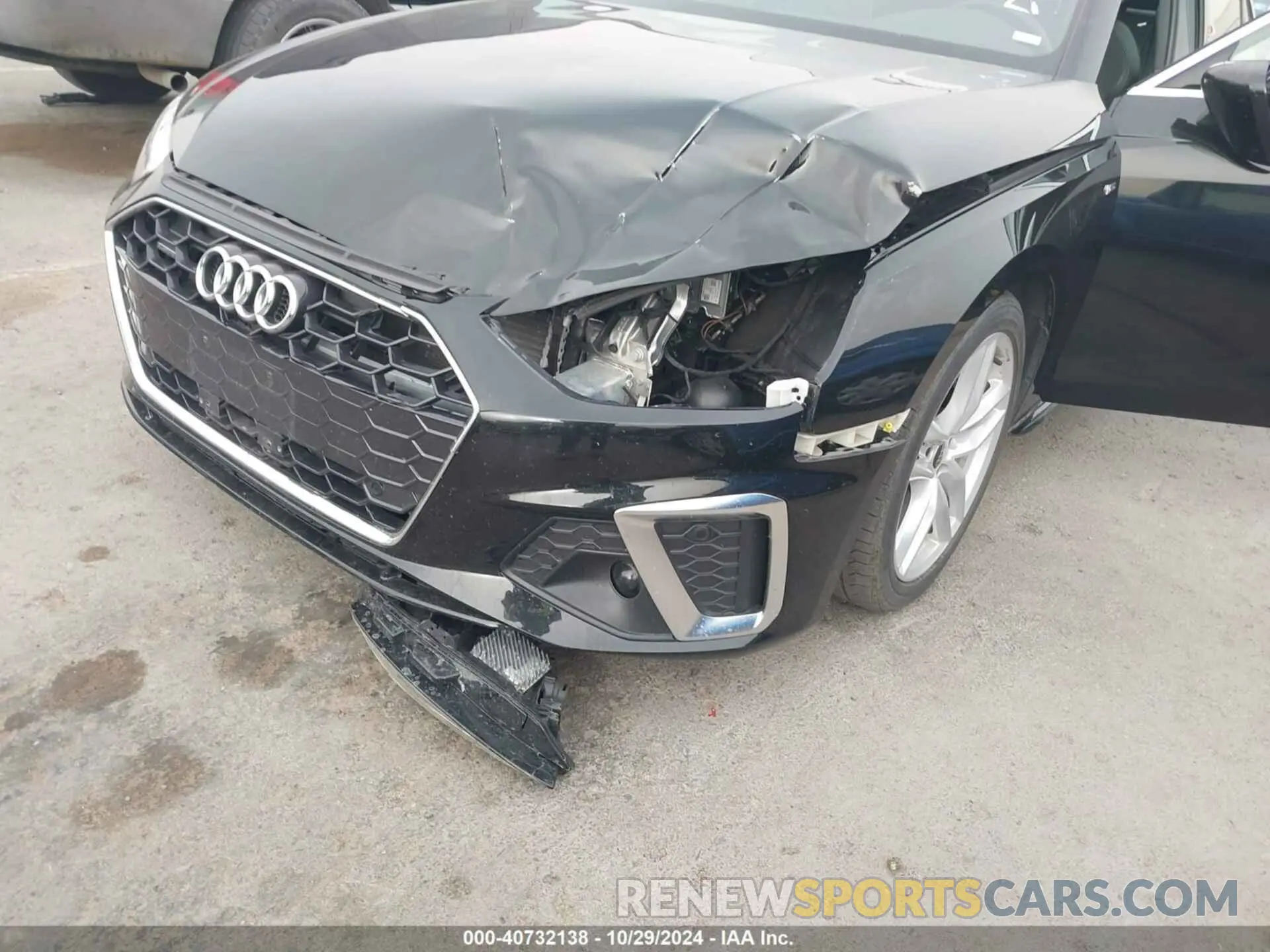 6 Photograph of a damaged car WAUEAAF48RN002739 AUDI A4 2024