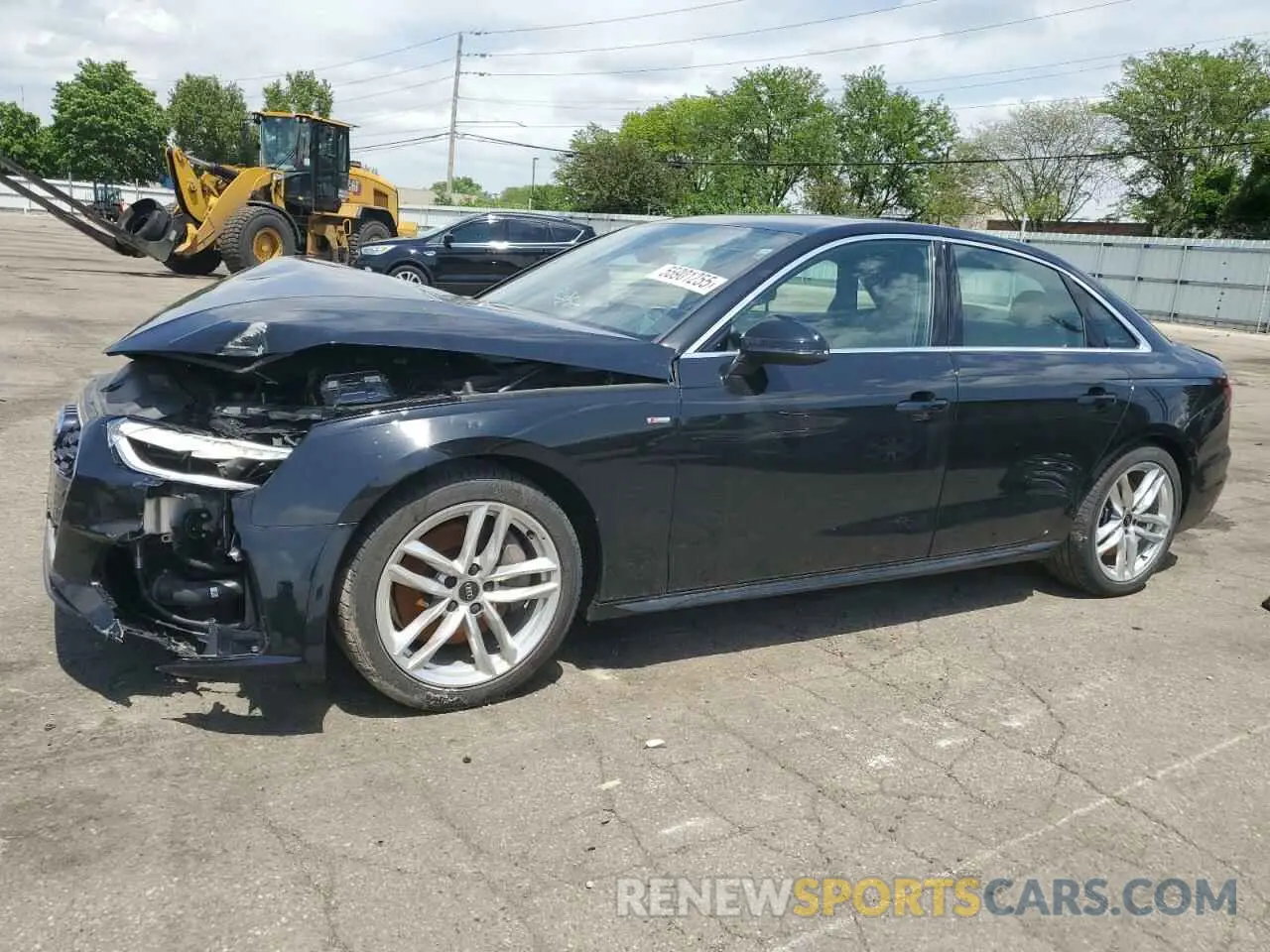 1 Photograph of a damaged car WAUEAAF48RN017533 AUDI A4 2024