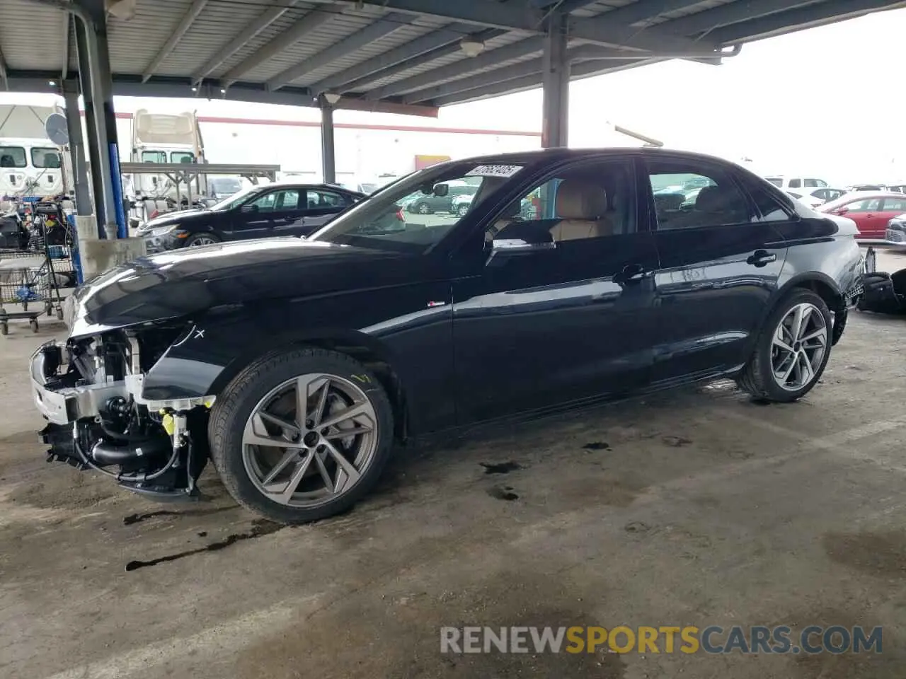 1 Photograph of a damaged car WAUEAAF43SN002881 AUDI A4 2025
