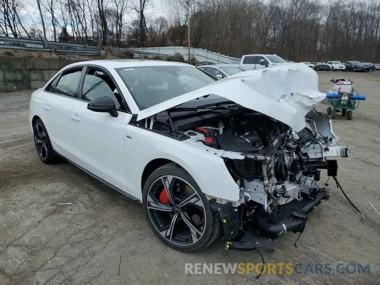 4 Photograph of a damaged car WAUEAAF44SA000757 AUDI A4 2025