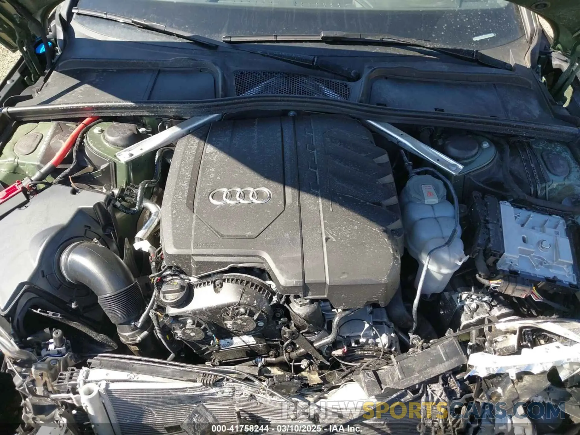 10 Photograph of a damaged car WAUEAAF48SN000964 AUDI A4 2025