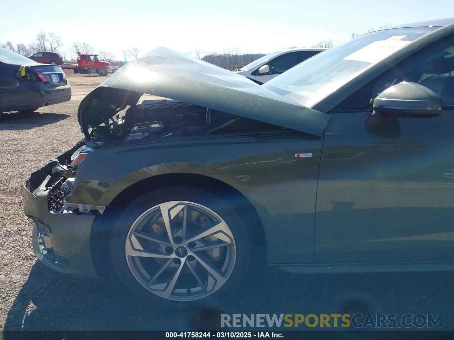 18 Photograph of a damaged car WAUEAAF48SN000964 AUDI A4 2025