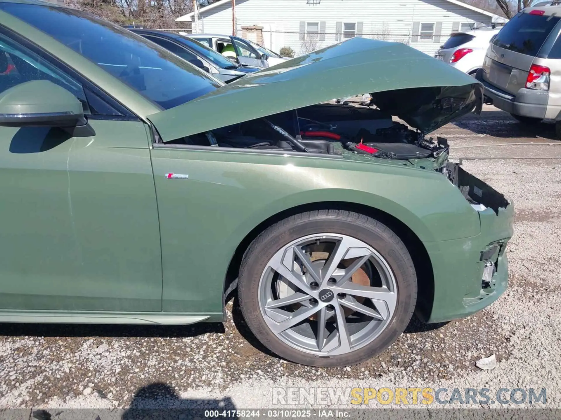 19 Photograph of a damaged car WAUEAAF48SN000964 AUDI A4 2025