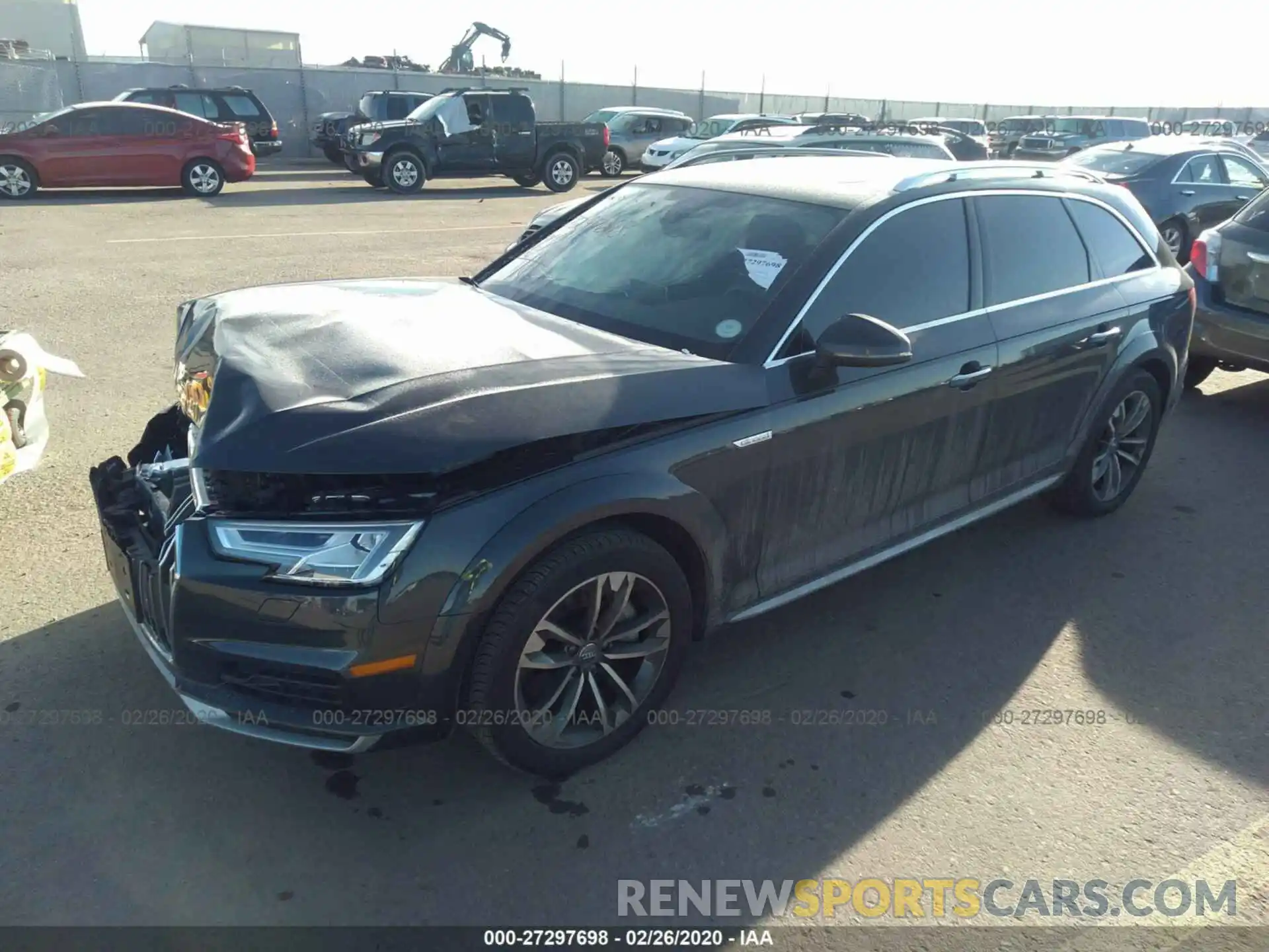 2 Photograph of a damaged car WA18NAF44KA118712 AUDI A4 ALLROAD 2019