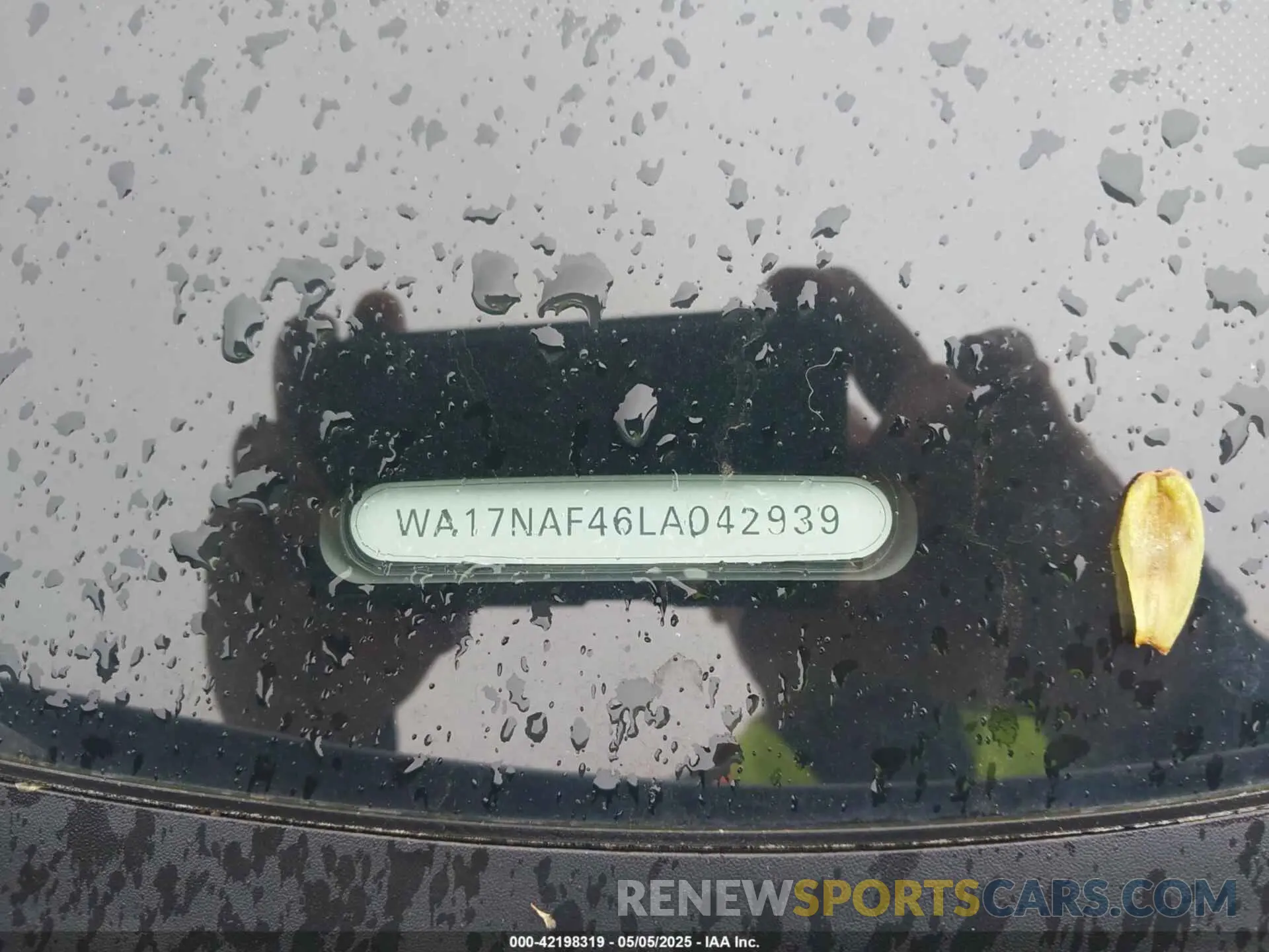 20 Photograph of a damaged car WA17NAF46LA042939 AUDI A4 ALLROAD 2020