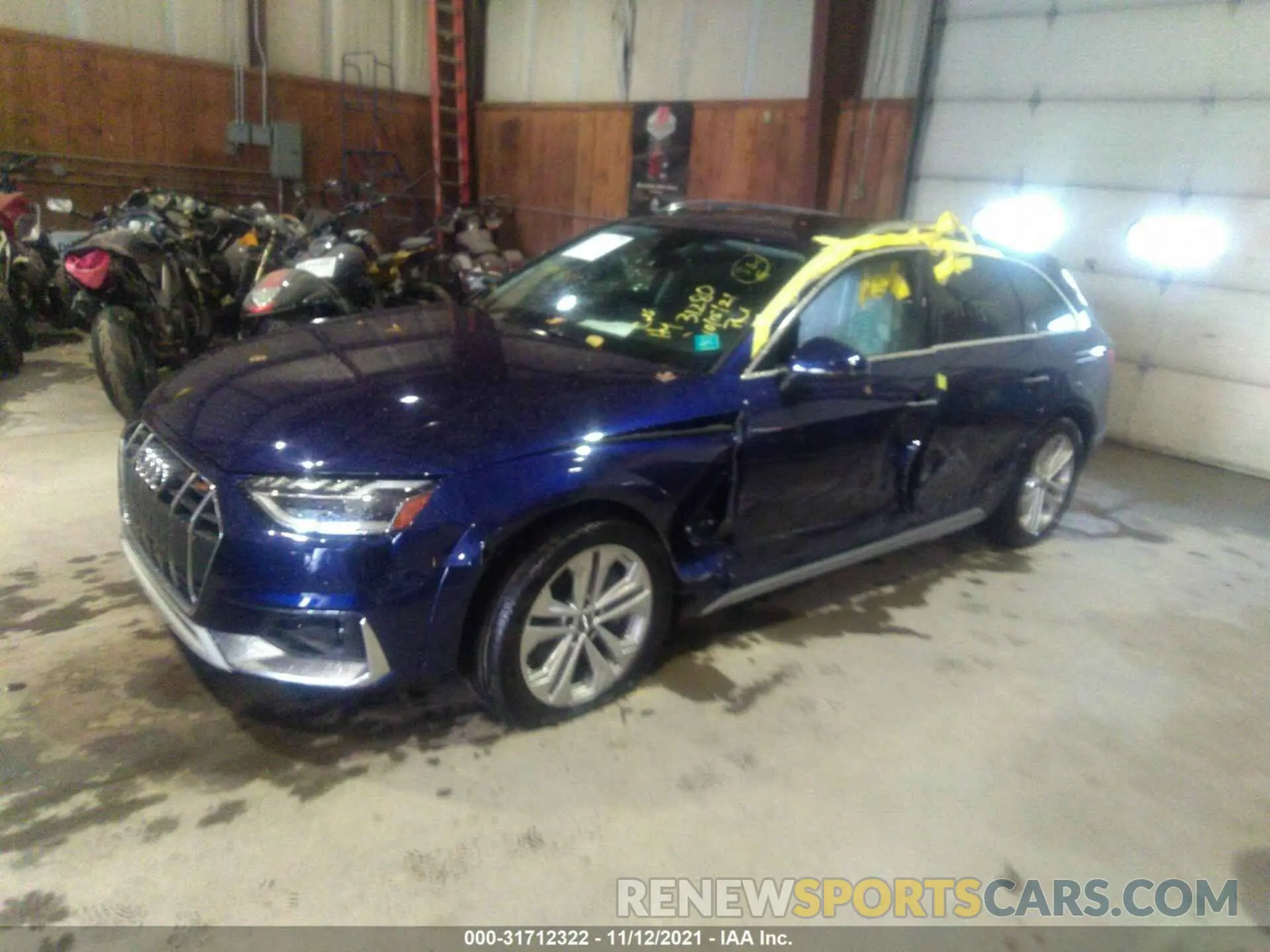 2 Photograph of a damaged car WA18NAF45LA066430 AUDI A4 ALLROAD 2020