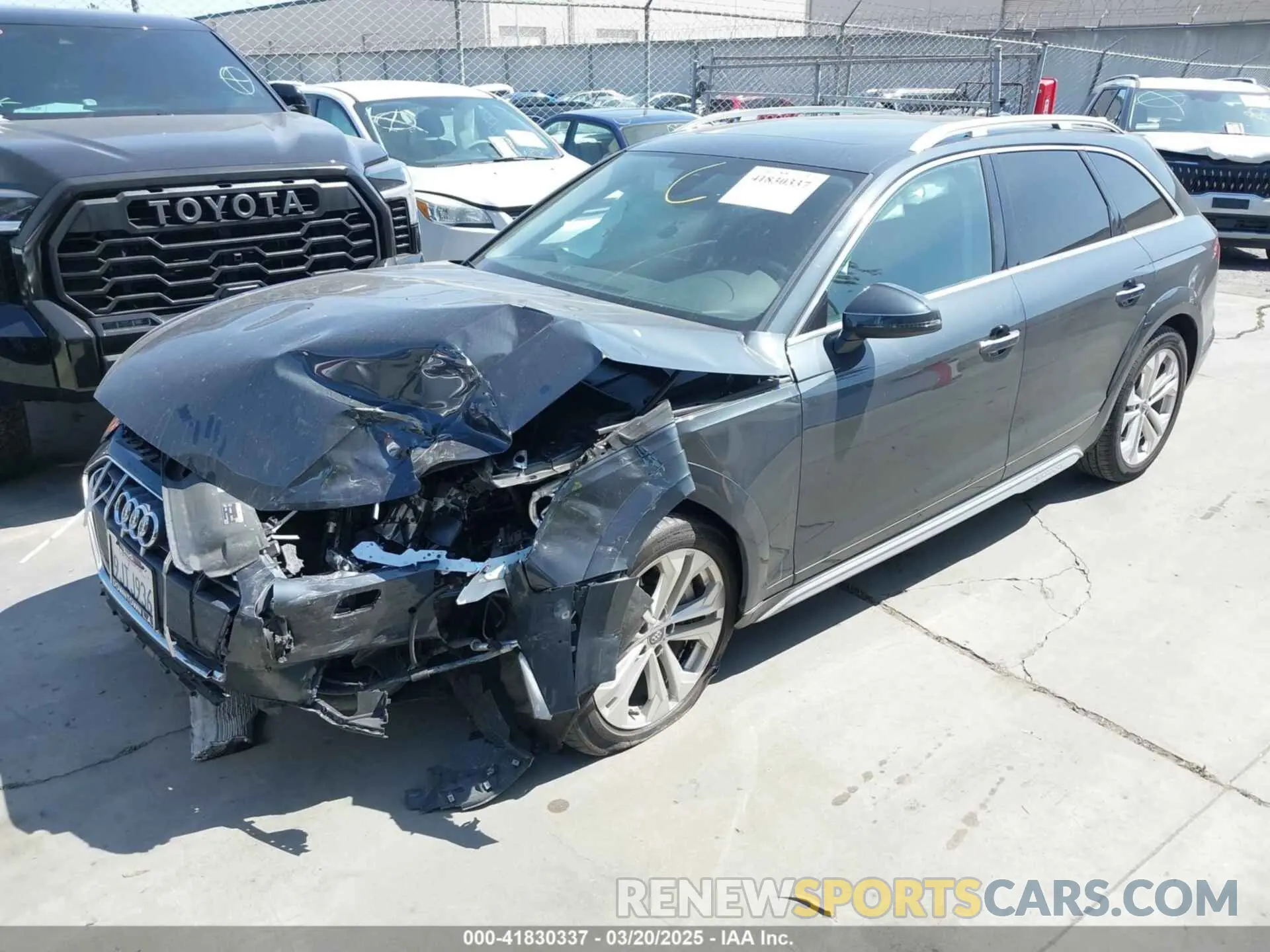 2 Photograph of a damaged car WA18NAF49LA058251 AUDI A4 ALLROAD 2020