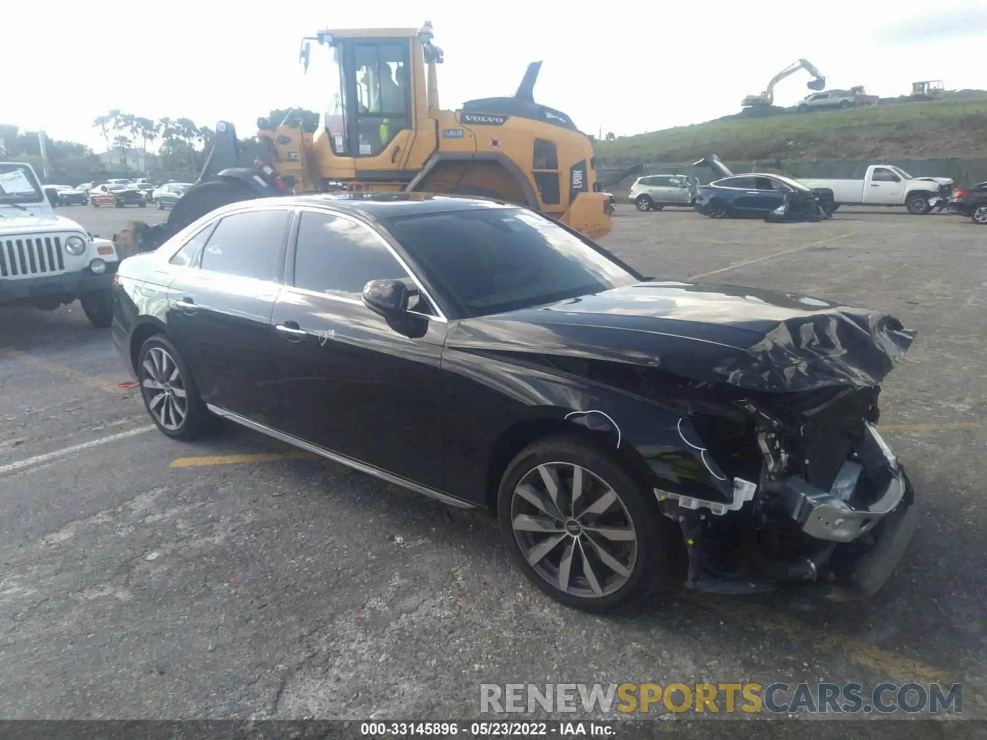 1 Photograph of a damaged car WAUABAF41MA054936 AUDI A4 SEDAN 2021