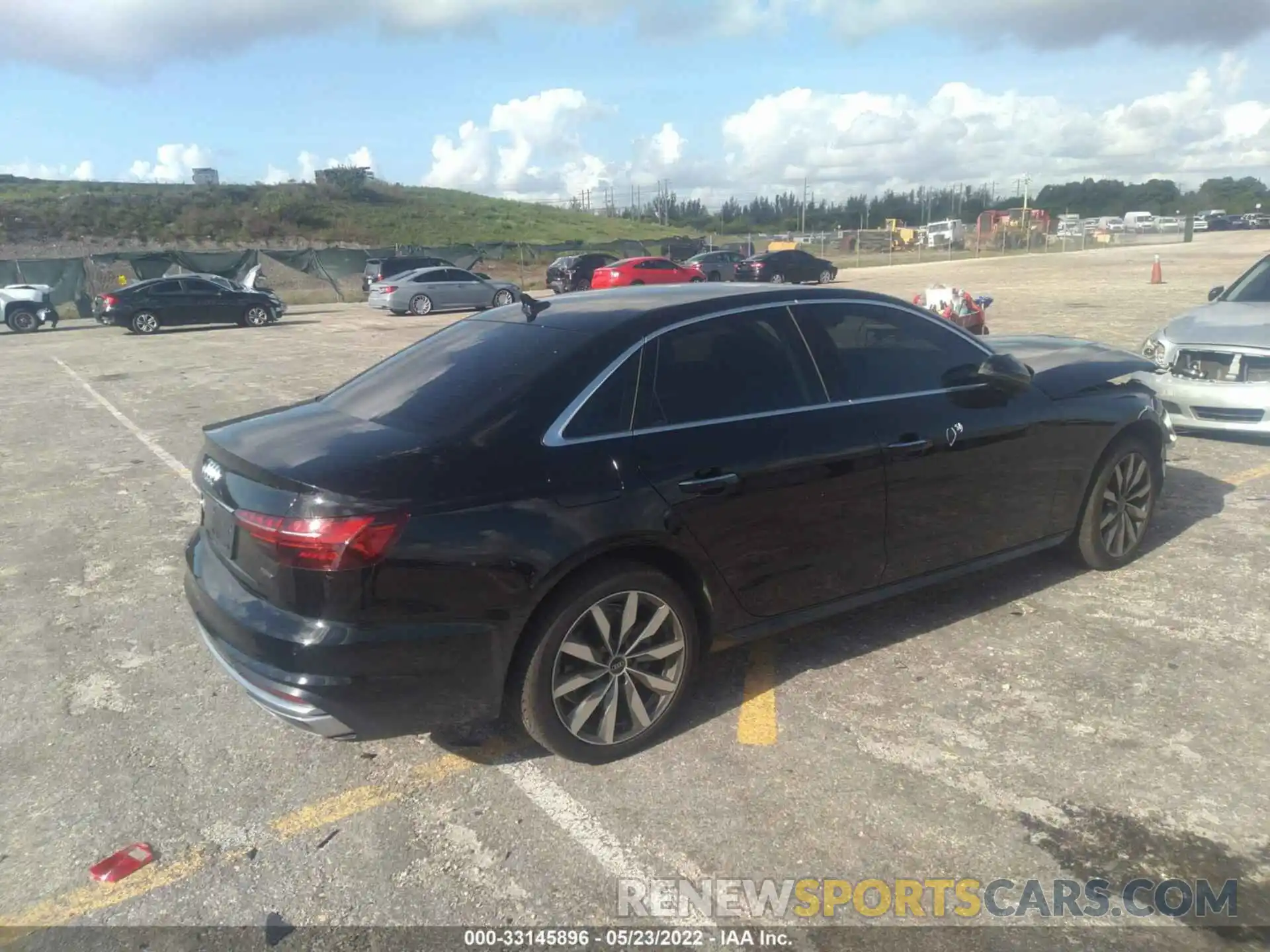 4 Photograph of a damaged car WAUABAF41MA054936 AUDI A4 SEDAN 2021