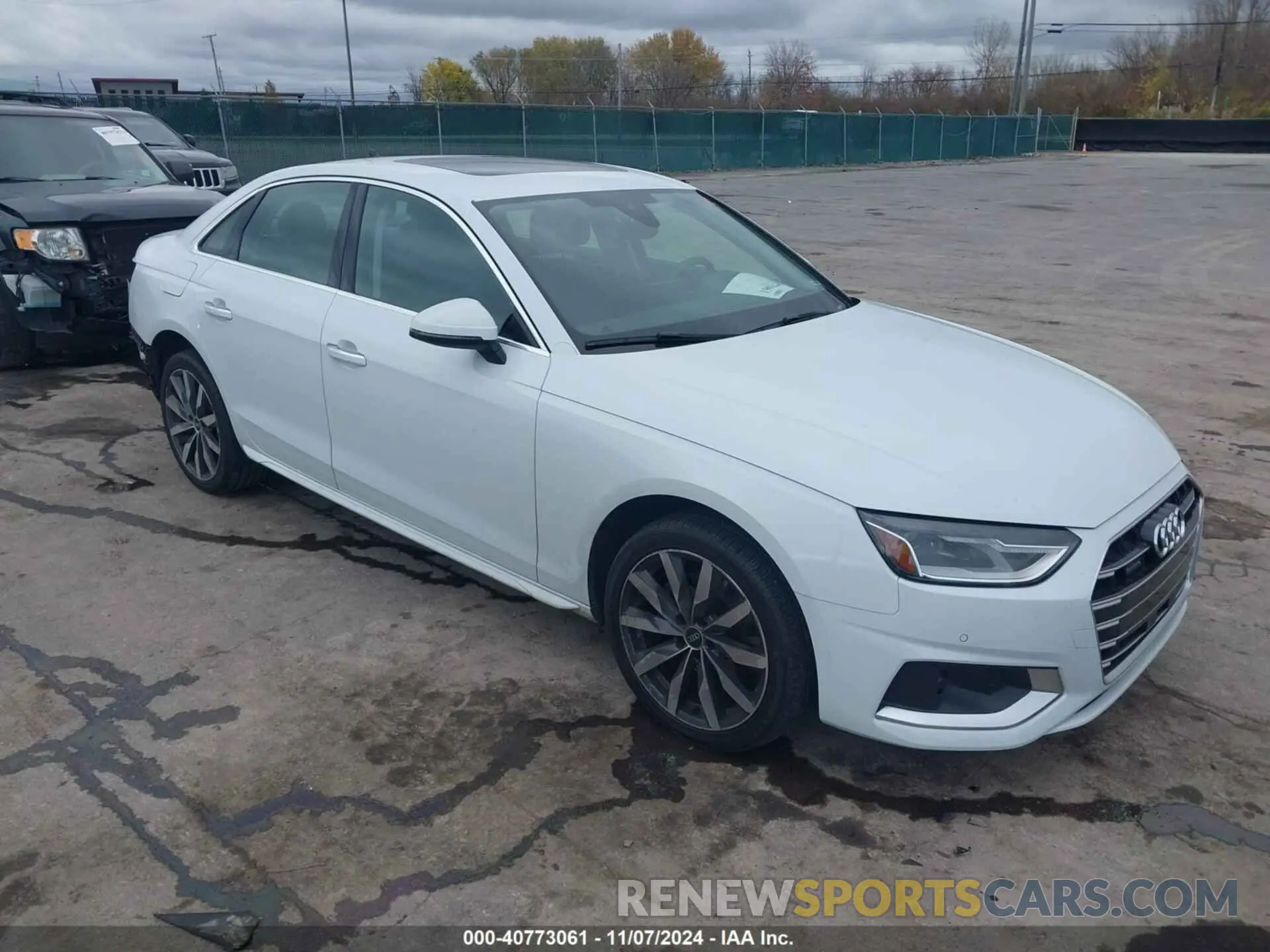 1 Photograph of a damaged car WAUABAF42MA071101 AUDI A4 SEDAN 2021