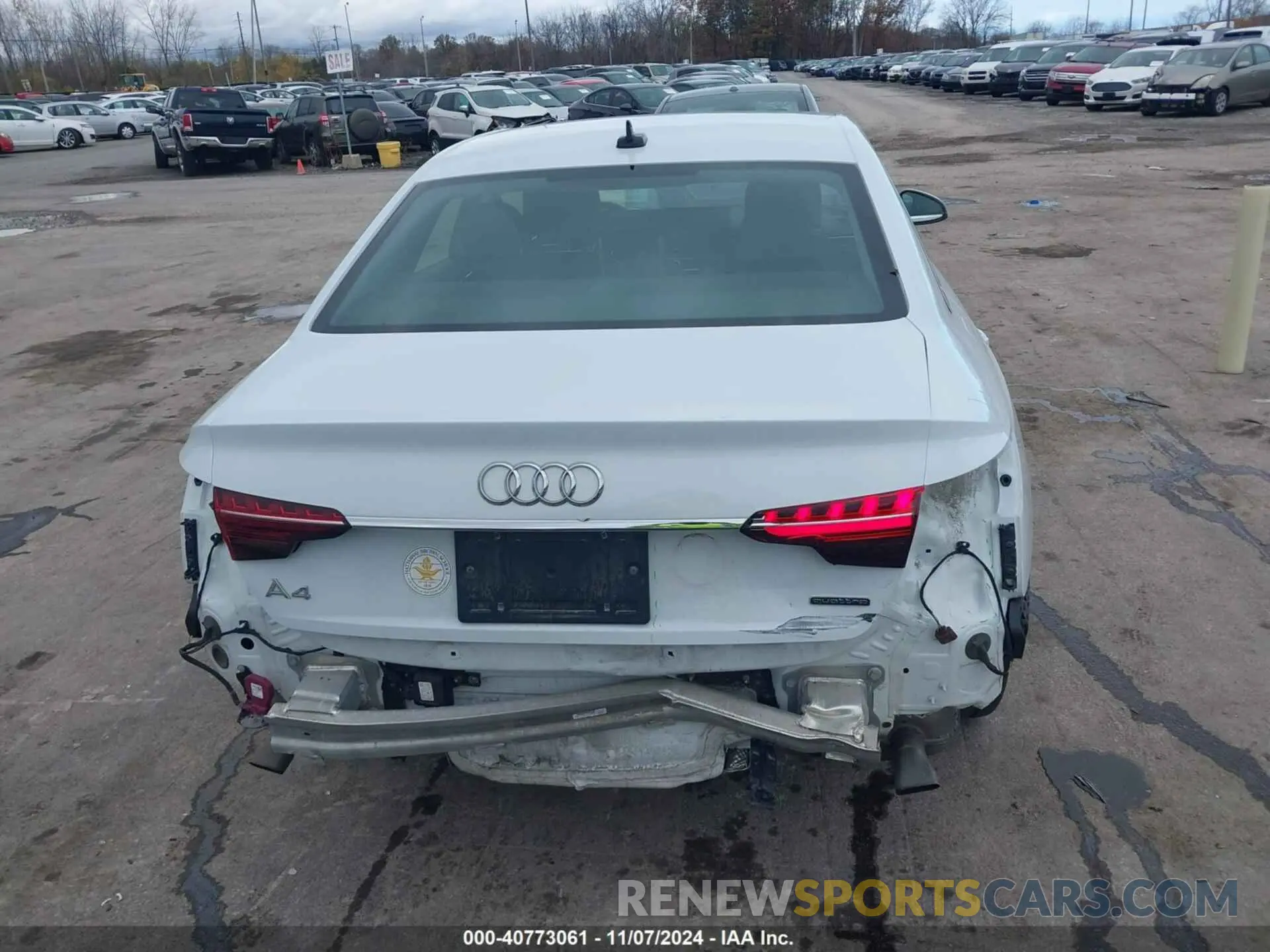 17 Photograph of a damaged car WAUABAF42MA071101 AUDI A4 SEDAN 2021