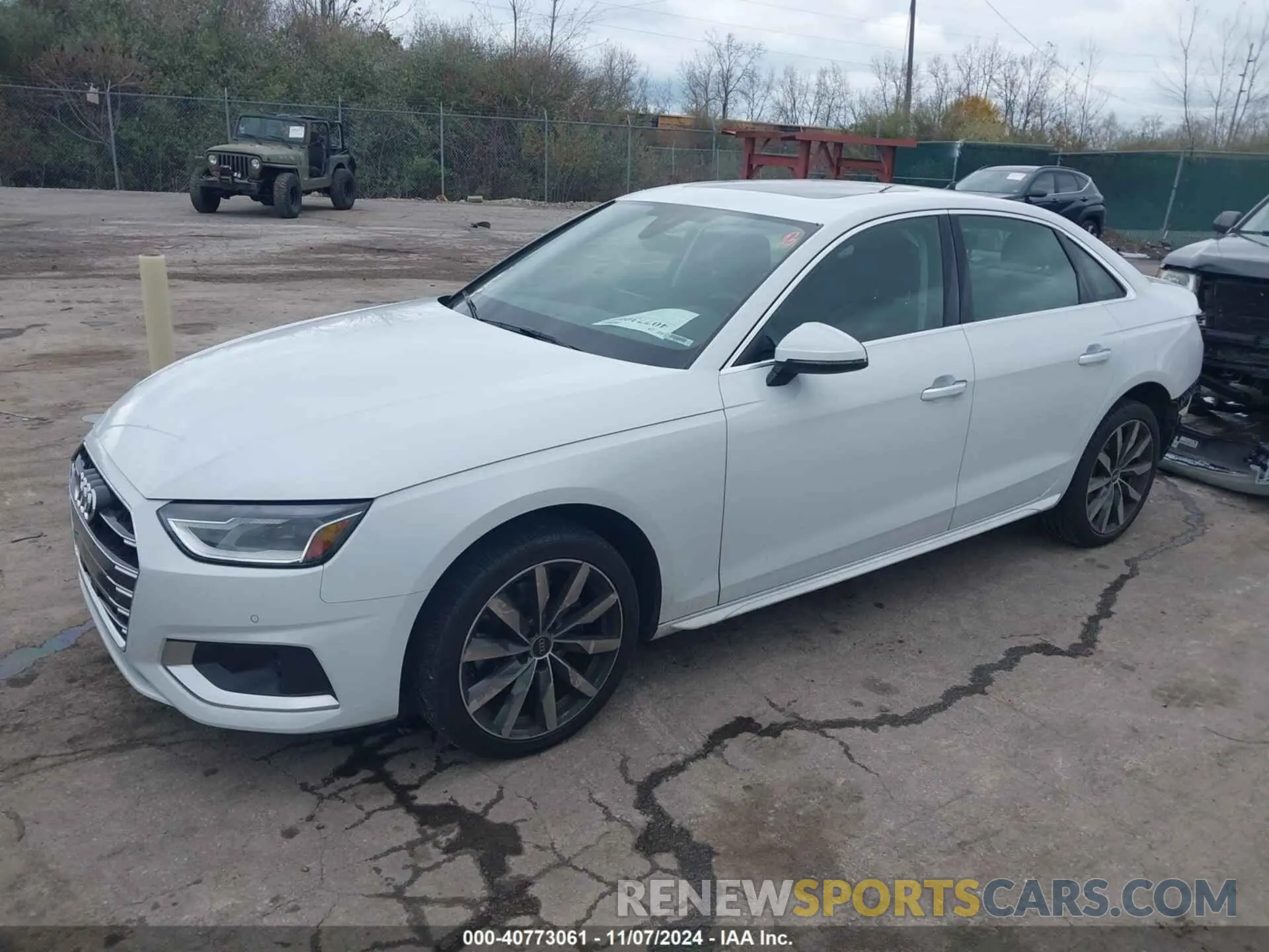 2 Photograph of a damaged car WAUABAF42MA071101 AUDI A4 SEDAN 2021