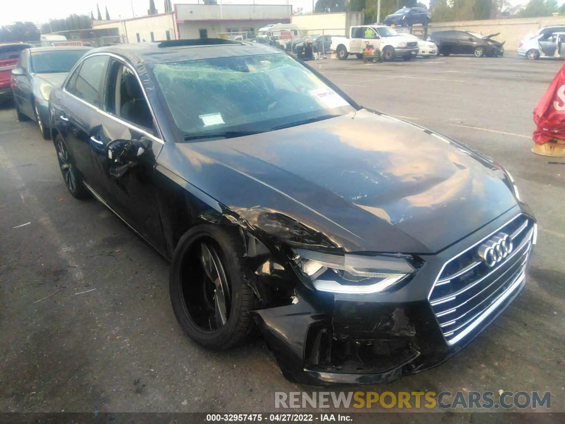 6 Photograph of a damaged car WAUABAF44MN012589 AUDI A4 SEDAN 2021