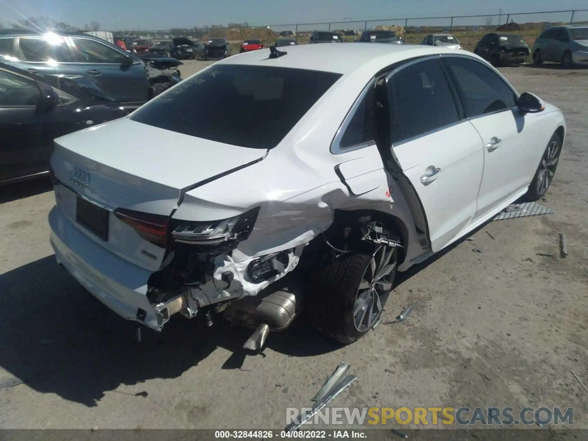 4 Photograph of a damaged car WAUABAF45MA051294 AUDI A4 SEDAN 2021