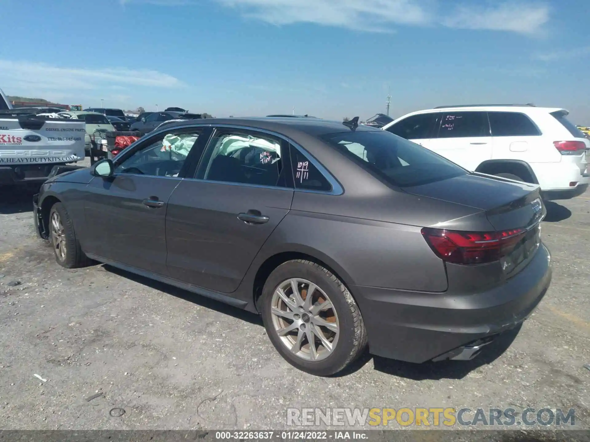 3 Photograph of a damaged car WAUABAF48MA054352 AUDI A4 SEDAN 2021