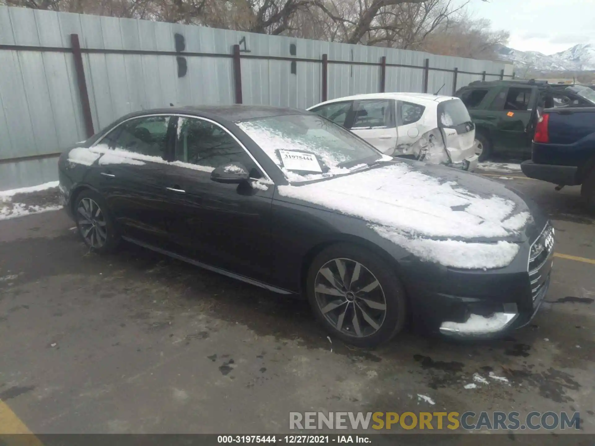 1 Photograph of a damaged car WAUBBAF4XMA044586 AUDI A4 SEDAN 2021