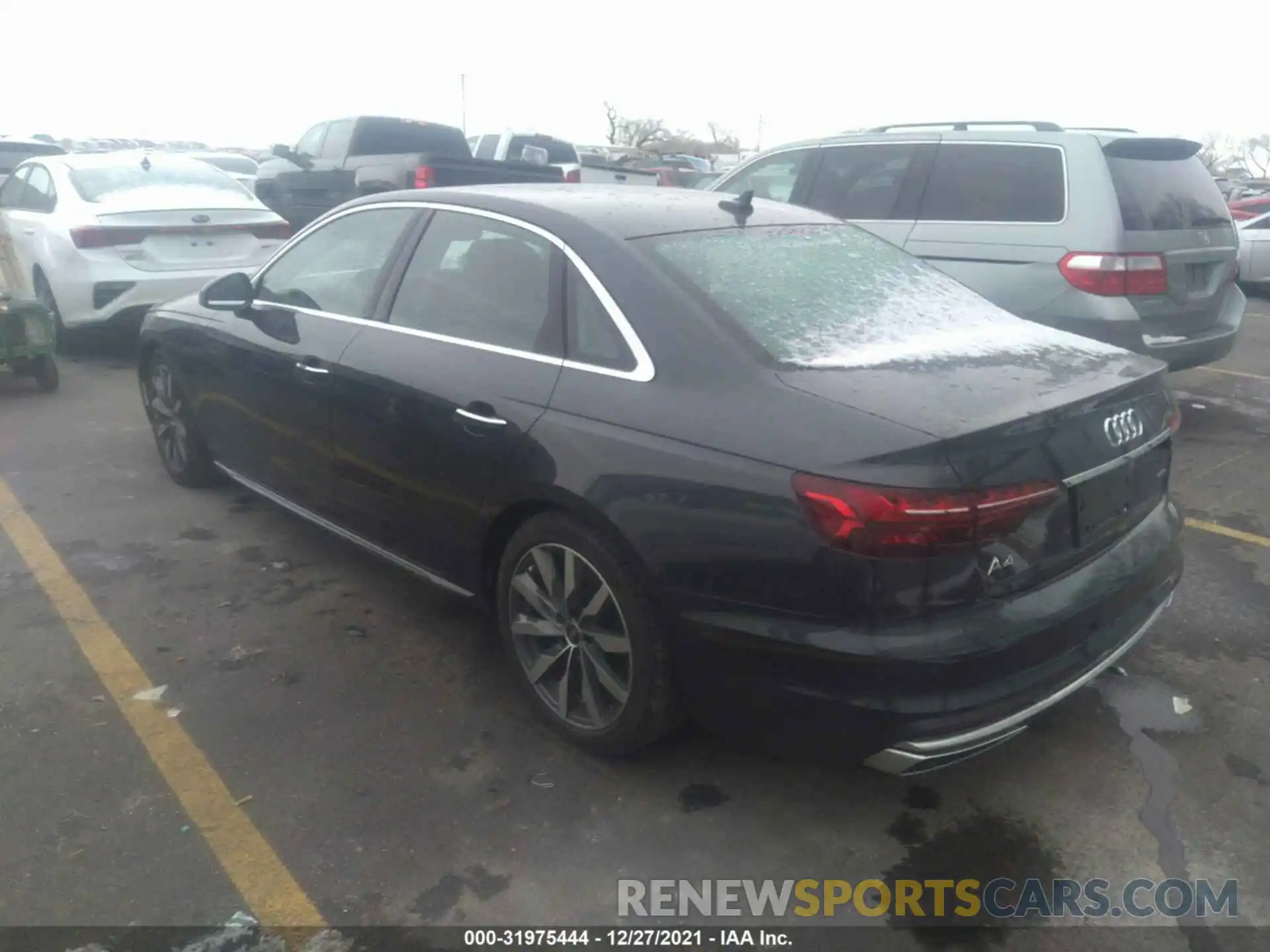 3 Photograph of a damaged car WAUBBAF4XMA044586 AUDI A4 SEDAN 2021