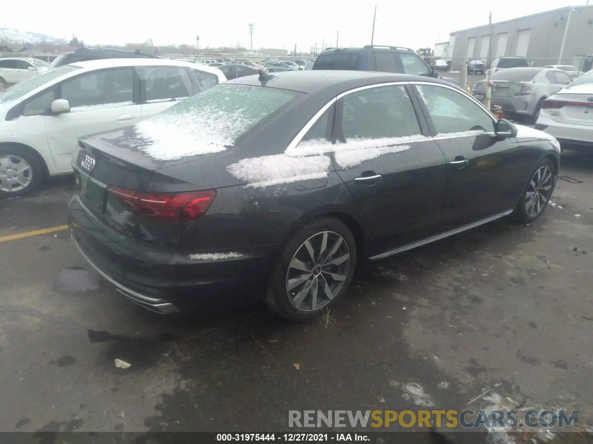 4 Photograph of a damaged car WAUBBAF4XMA044586 AUDI A4 SEDAN 2021