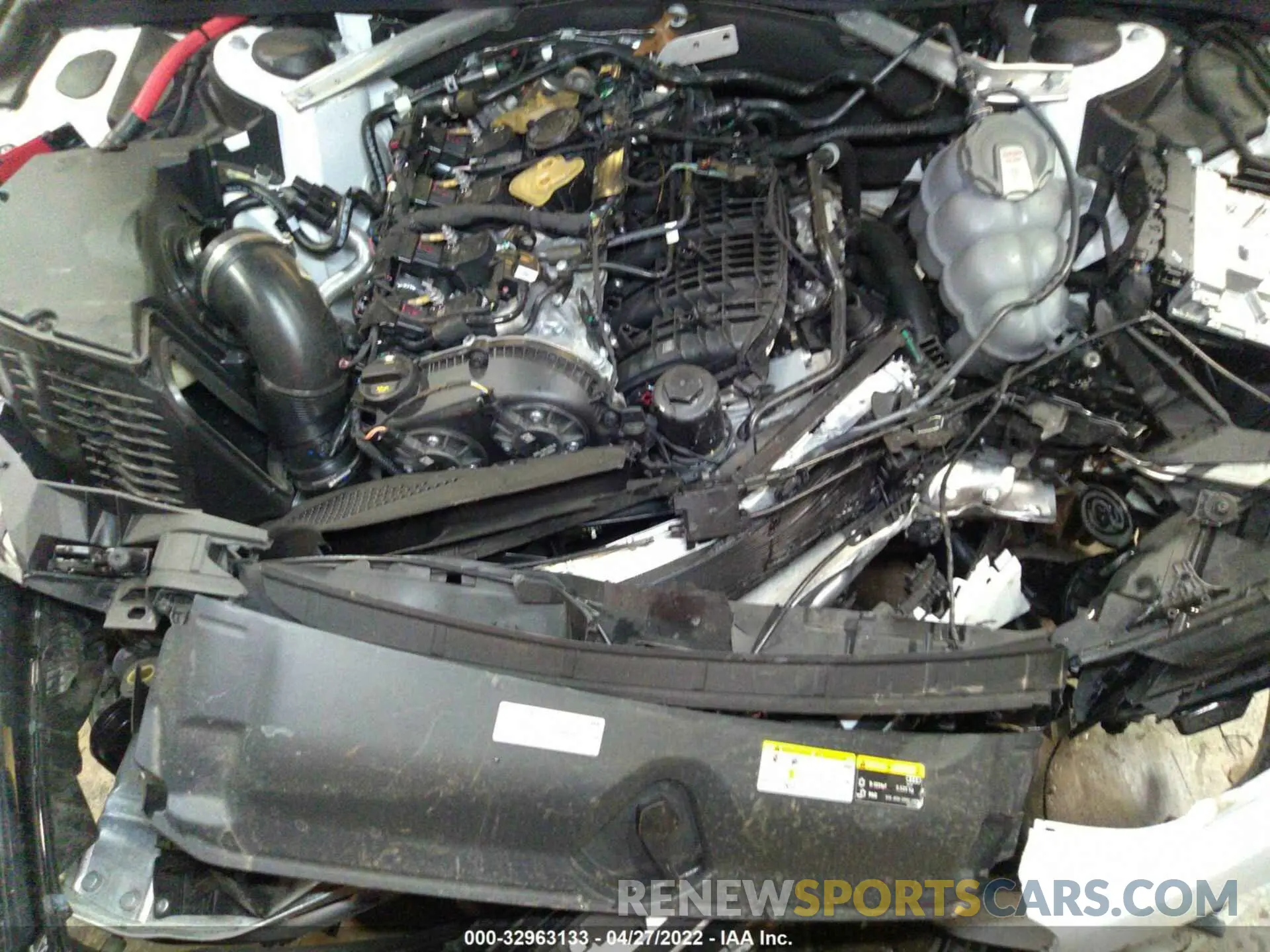 10 Photograph of a damaged car WAUDAAF43MN010929 AUDI A4 SEDAN 2021