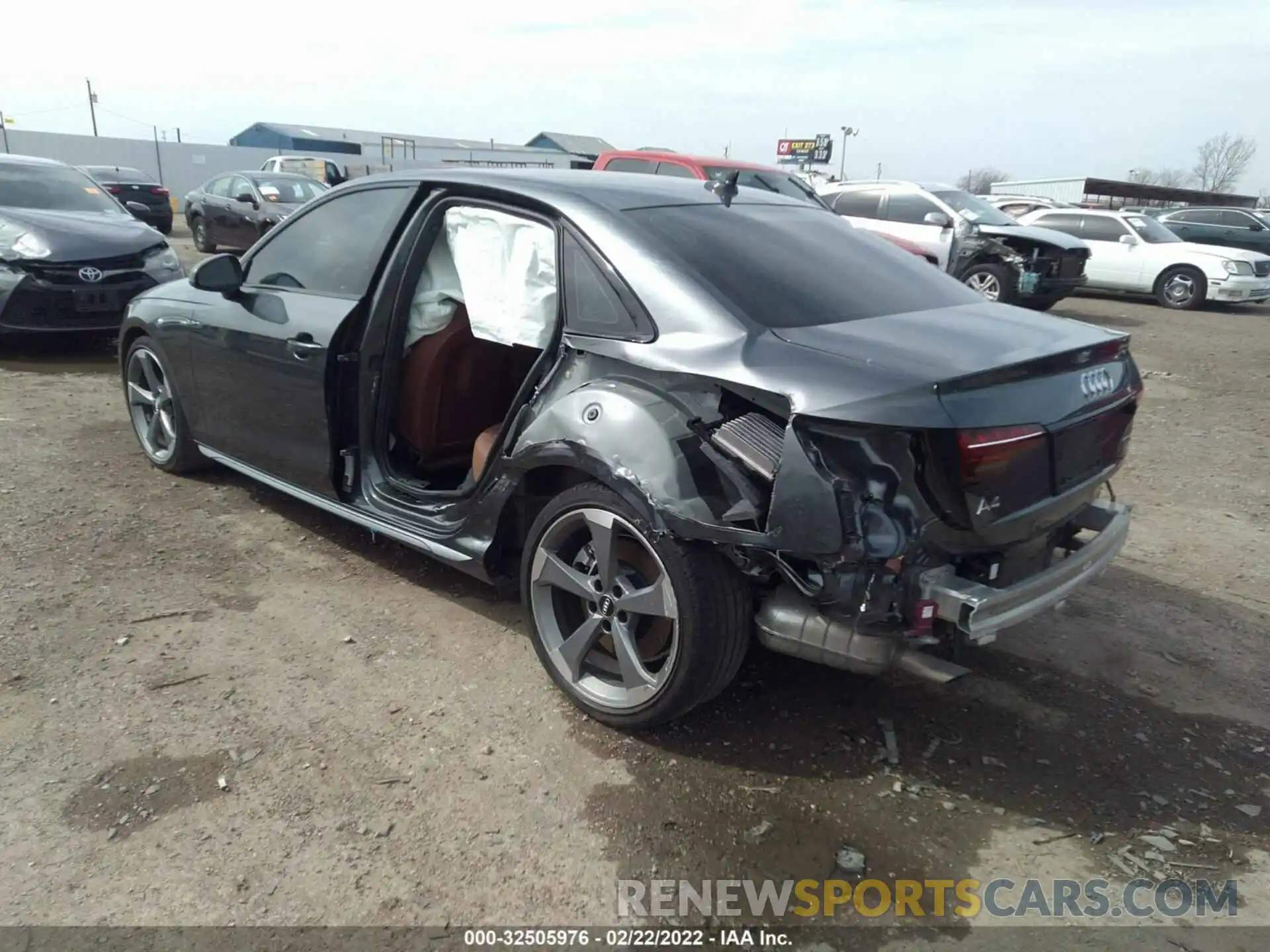 3 Photograph of a damaged car WAUEAAF40MA013380 AUDI A4 SEDAN 2021