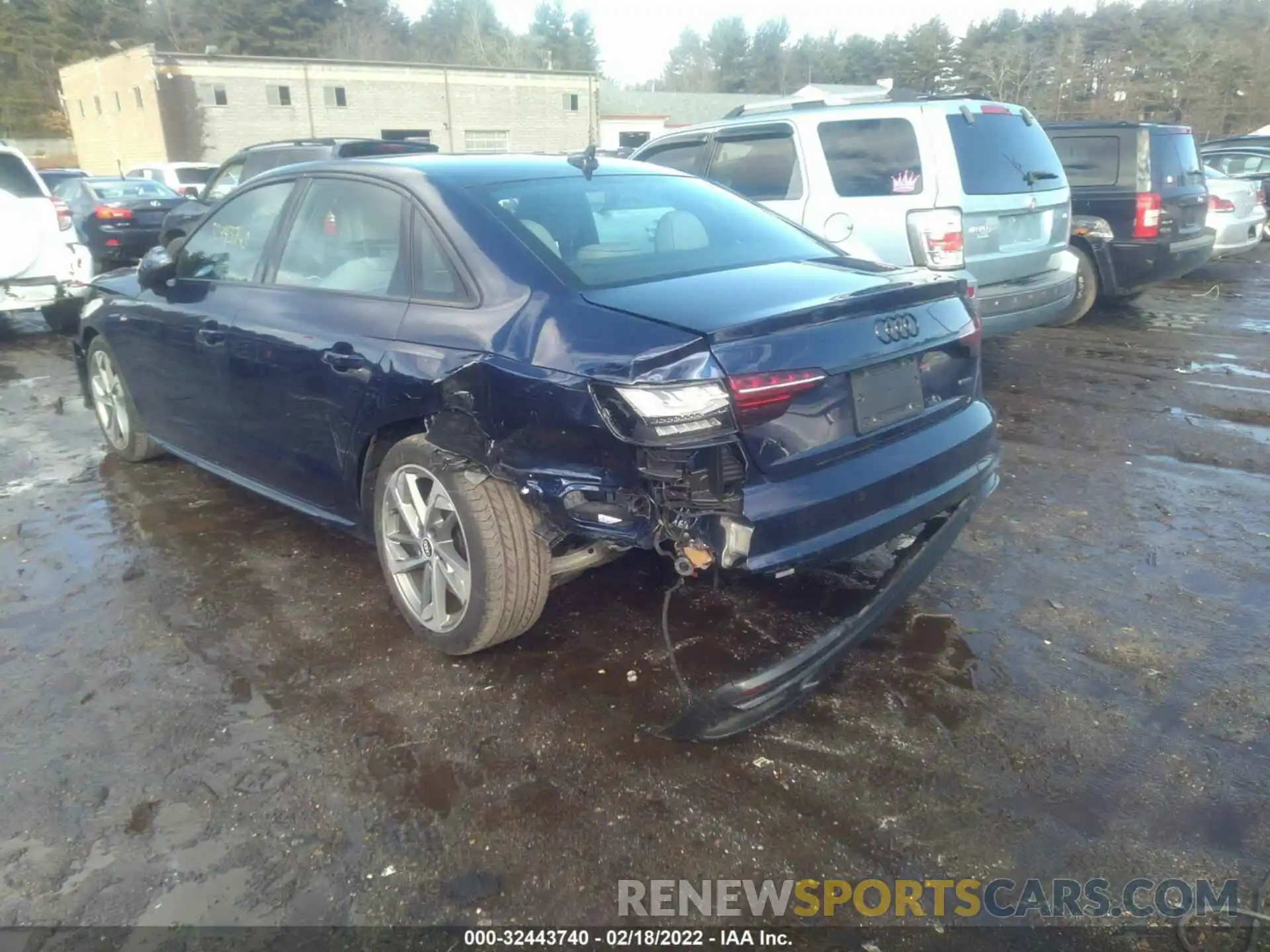 3 Photograph of a damaged car WAUEAAF40MA039316 AUDI A4 SEDAN 2021