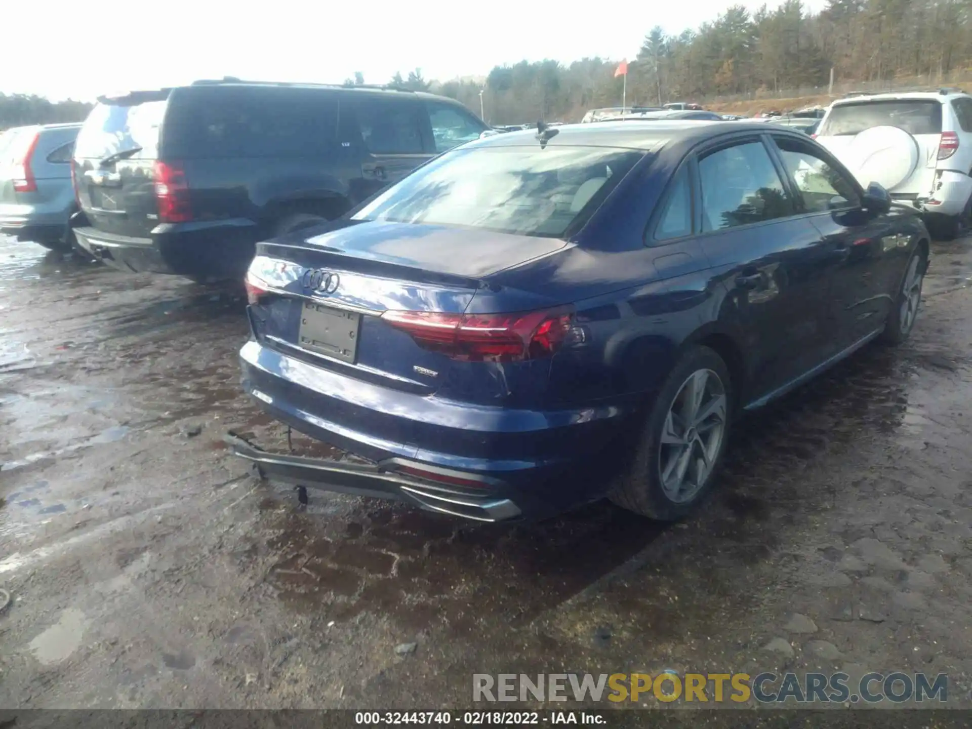 4 Photograph of a damaged car WAUEAAF40MA039316 AUDI A4 SEDAN 2021