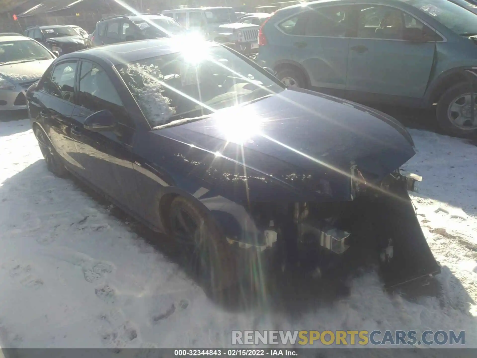 1 Photograph of a damaged car WAUFAAF42MN009750 AUDI A4 SEDAN 2021