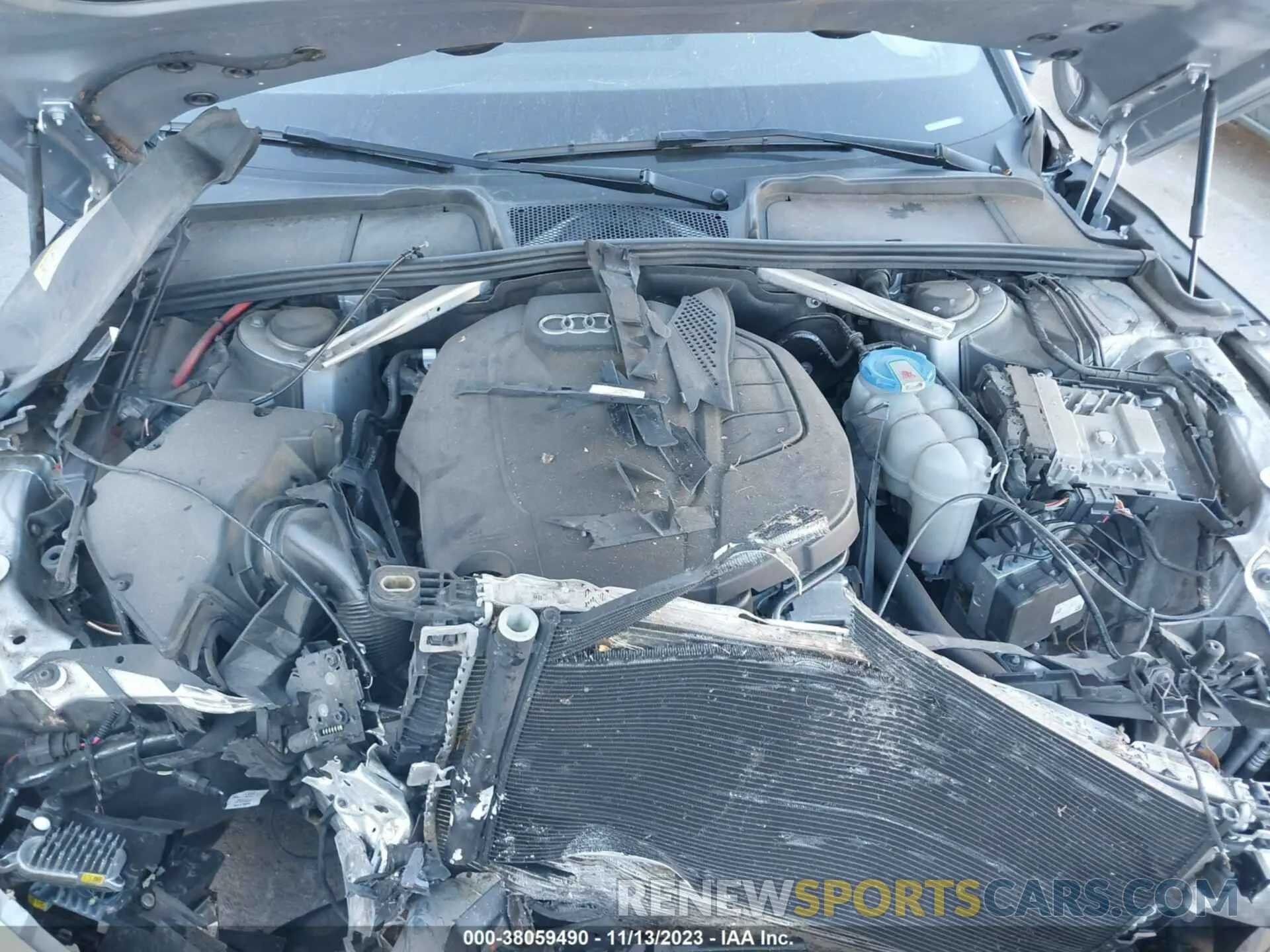 10 Photograph of a damaged car WAUENCF52JA136621 AUDI A5 2018