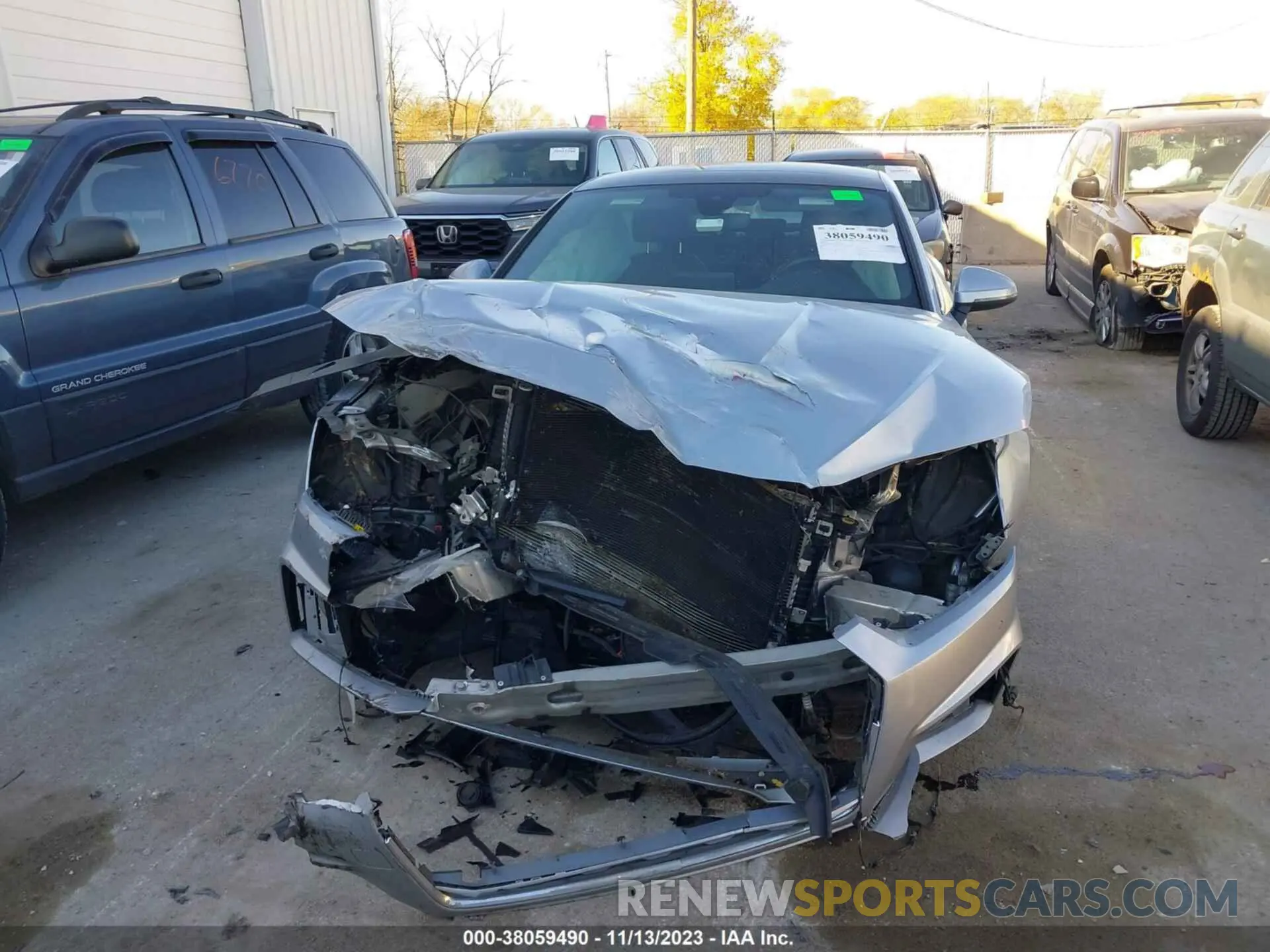 12 Photograph of a damaged car WAUENCF52JA136621 AUDI A5 2018