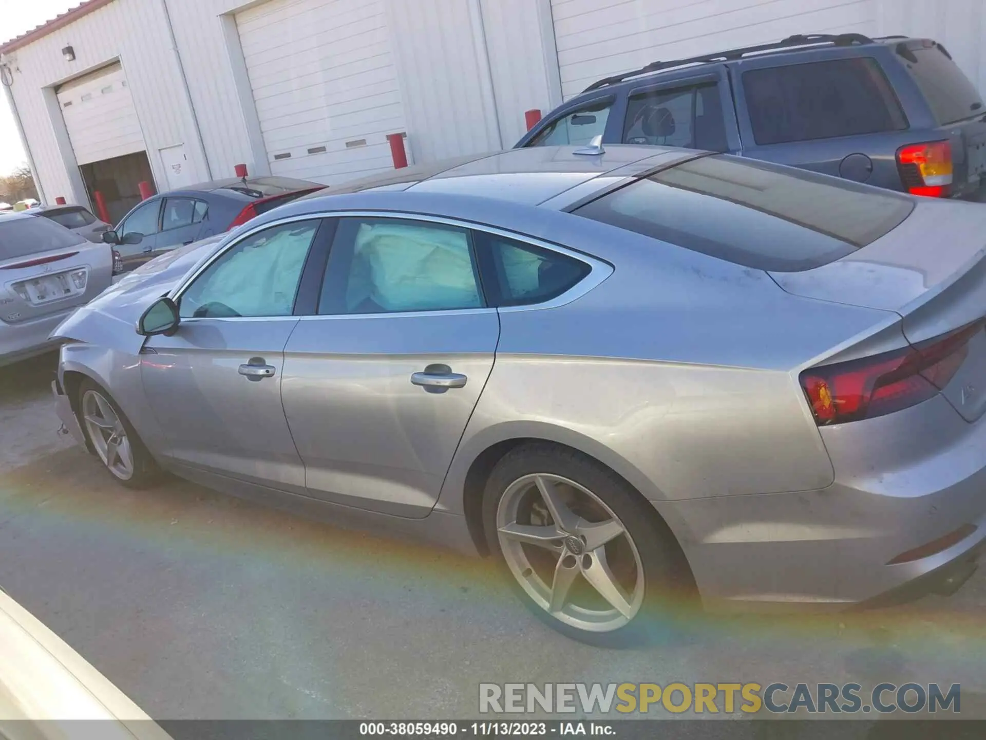 14 Photograph of a damaged car WAUENCF52JA136621 AUDI A5 2018
