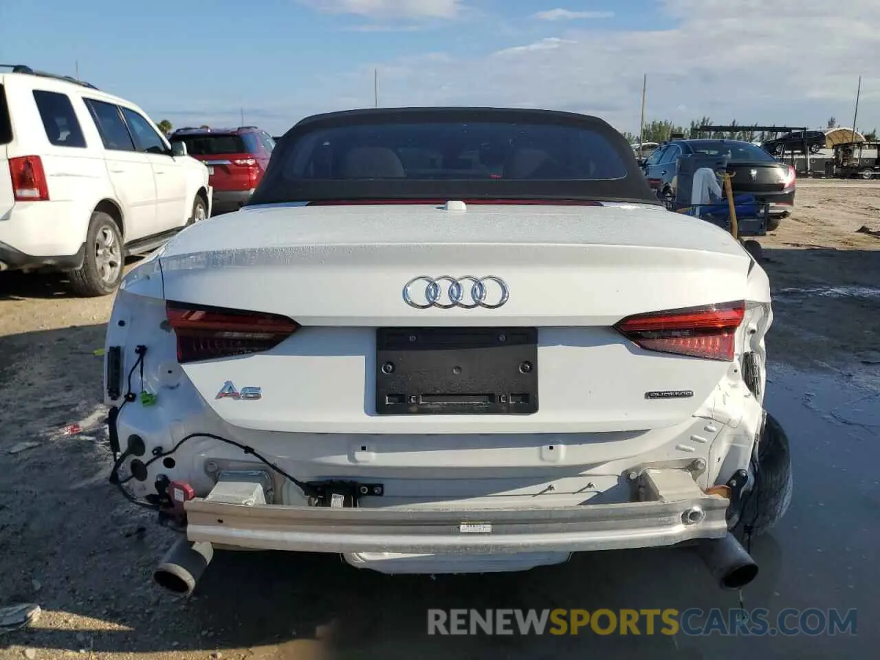 6 Photograph of a damaged car WAU2NGF52KN004656 AUDI A5 2019