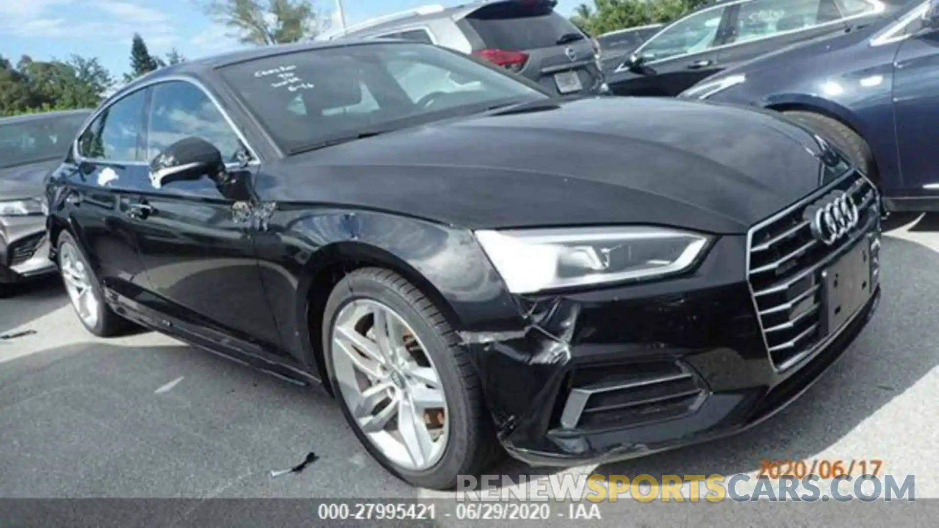 3 Photograph of a damaged car WAUANCF50KA058520 AUDI A5 2019