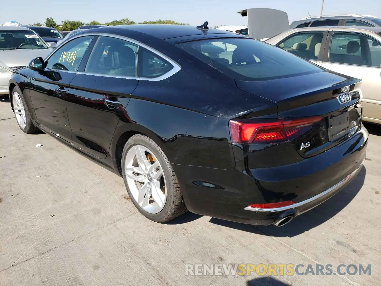 3 Photograph of a damaged car WAUANCF50KA063734 AUDI A5 2019