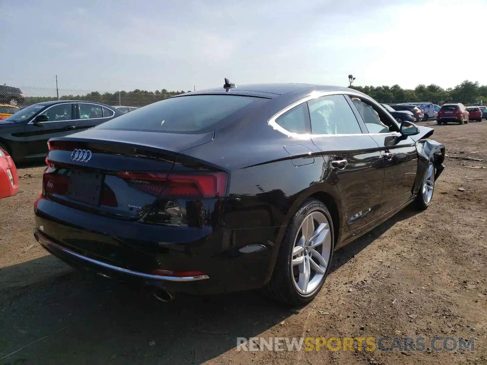 4 Photograph of a damaged car WAUANCF50KA093221 AUDI A5 2019