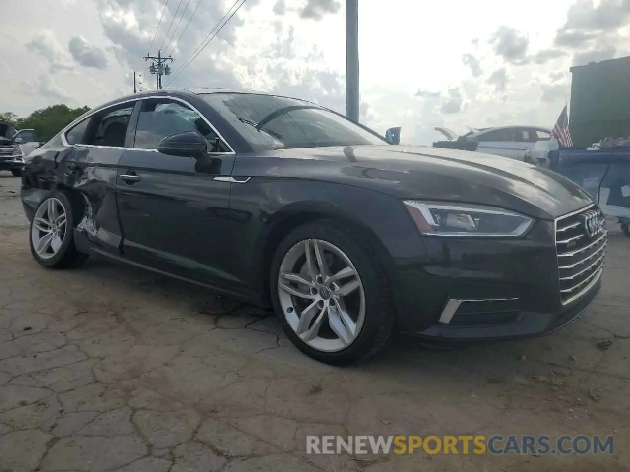 4 Photograph of a damaged car WAUANCF51KA051205 AUDI A5 2019