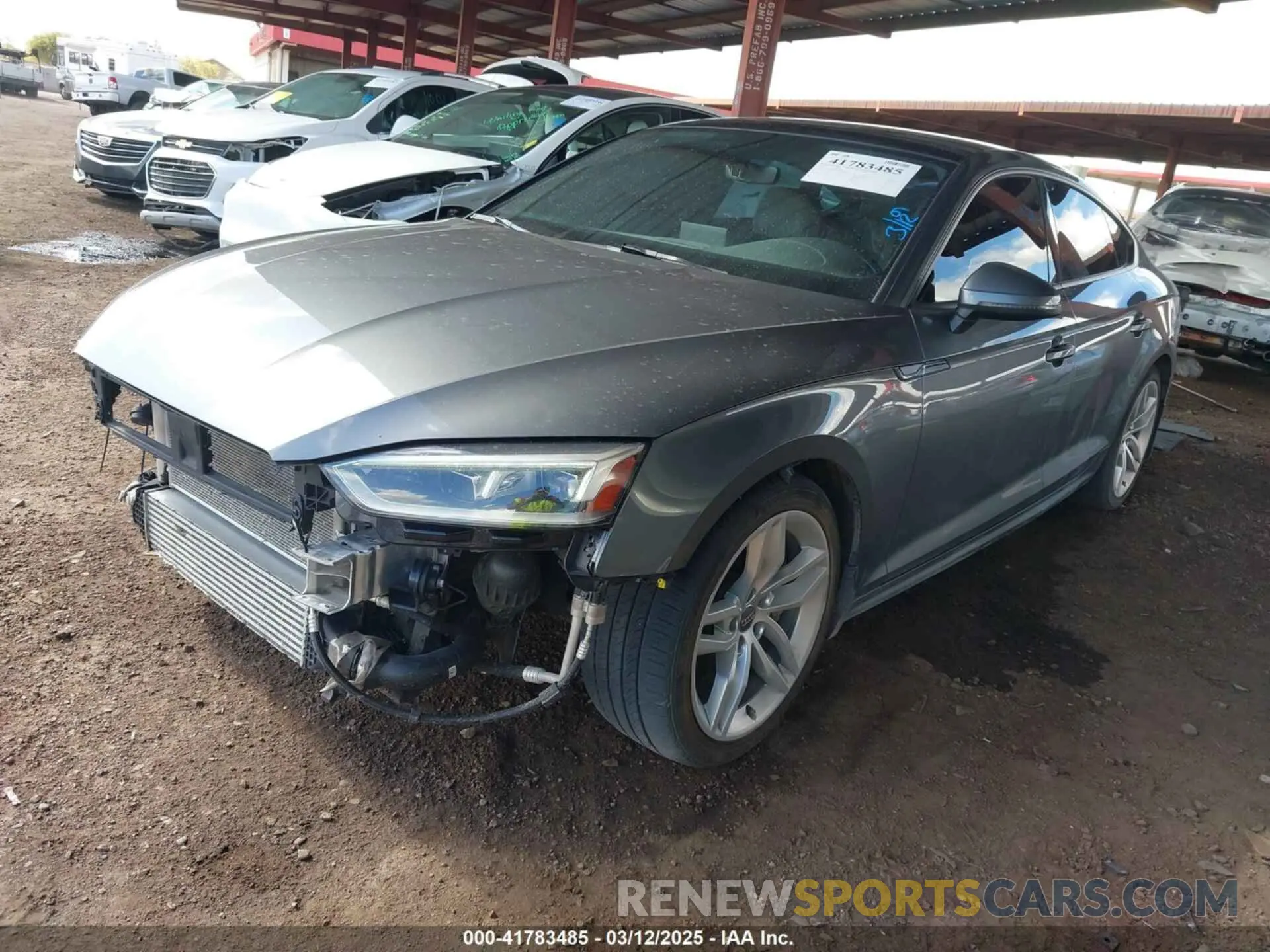 17 Photograph of a damaged car WAUANCF51KA060972 AUDI A5 2019