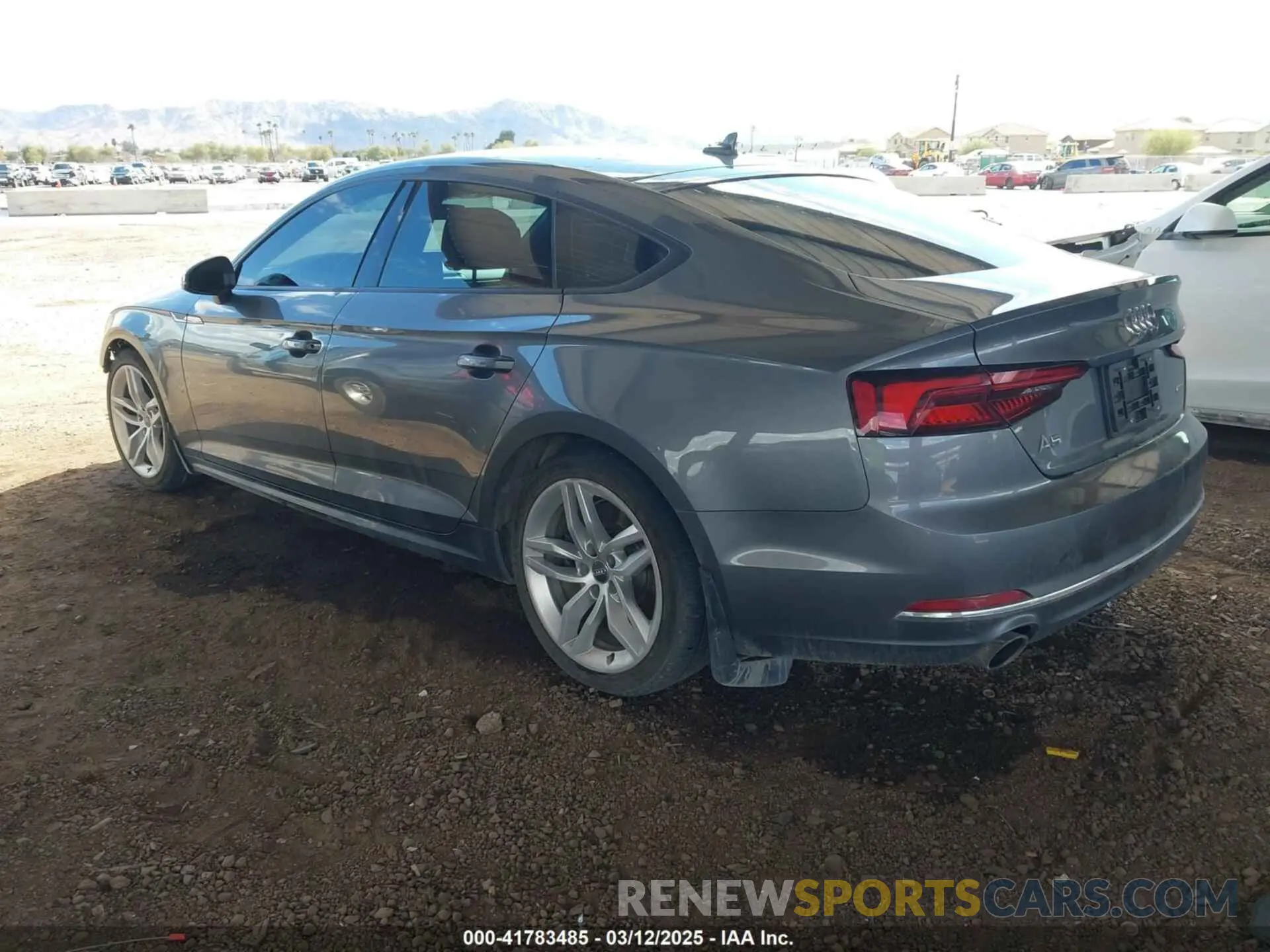 3 Photograph of a damaged car WAUANCF51KA060972 AUDI A5 2019