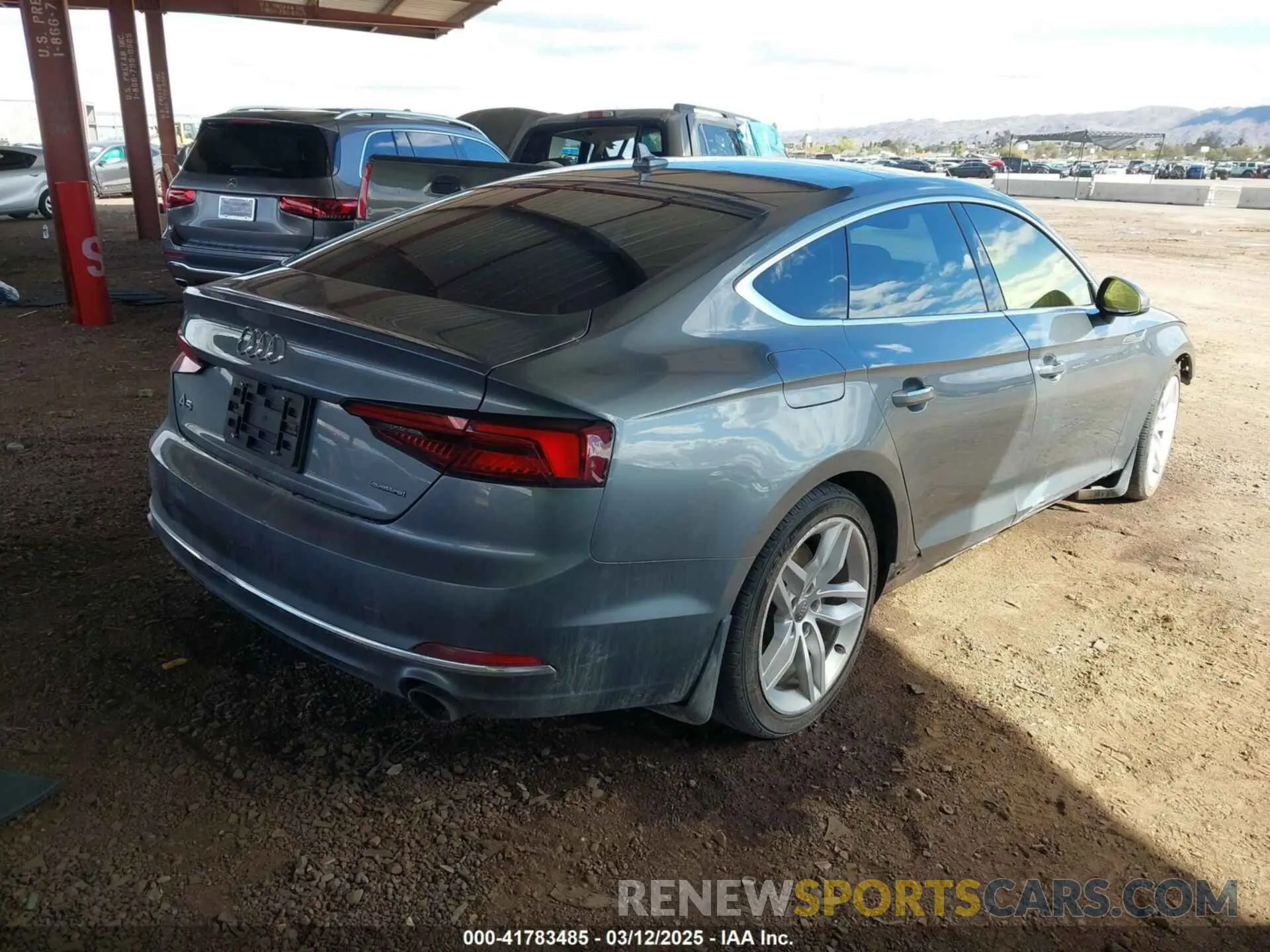 4 Photograph of a damaged car WAUANCF51KA060972 AUDI A5 2019